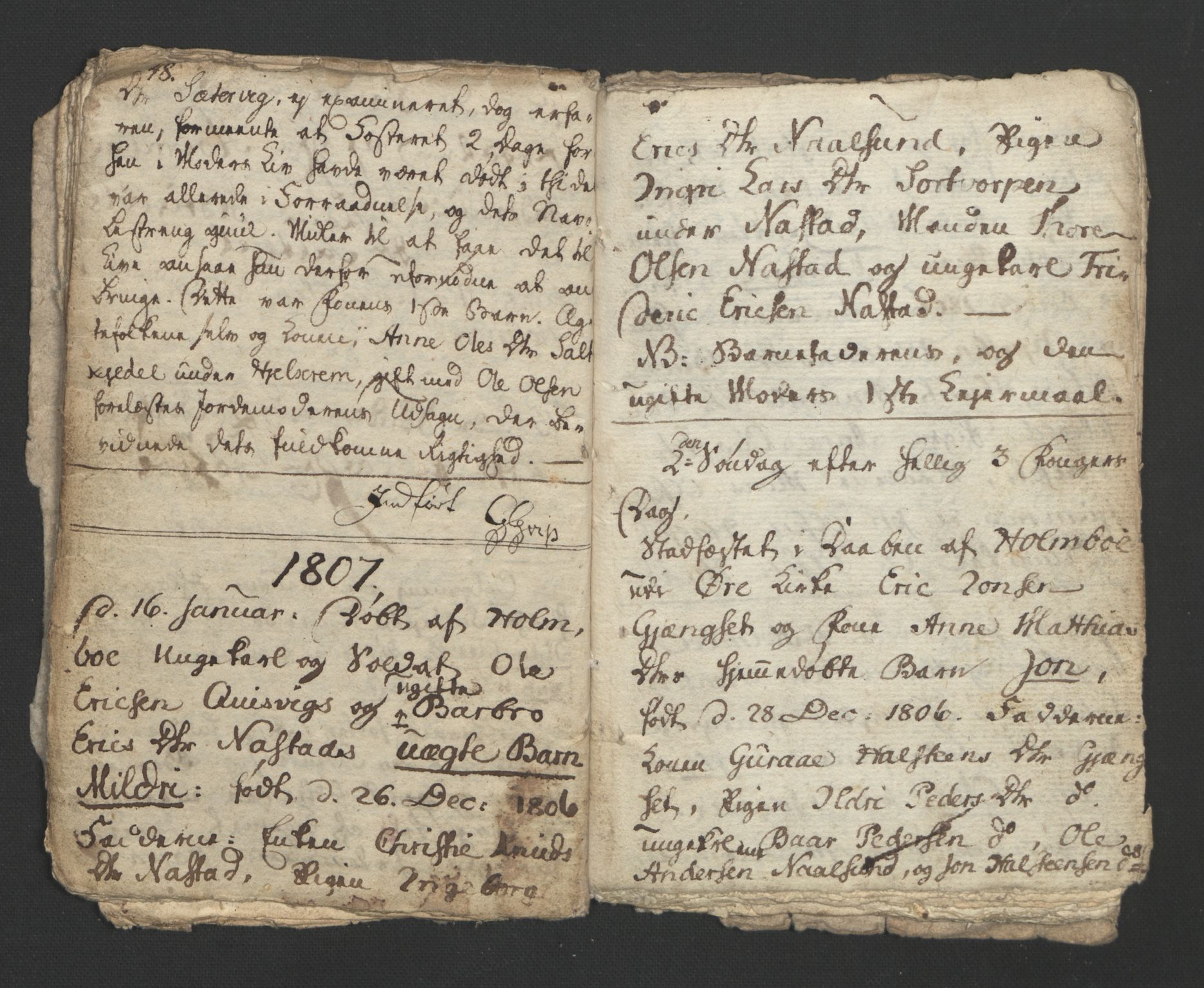 Ministerialprotokoller, klokkerbøker og fødselsregistre - Møre og Romsdal, AV/SAT-A-1454/573/L0874: Parish register (copy) no. 573C02, 1803-1811