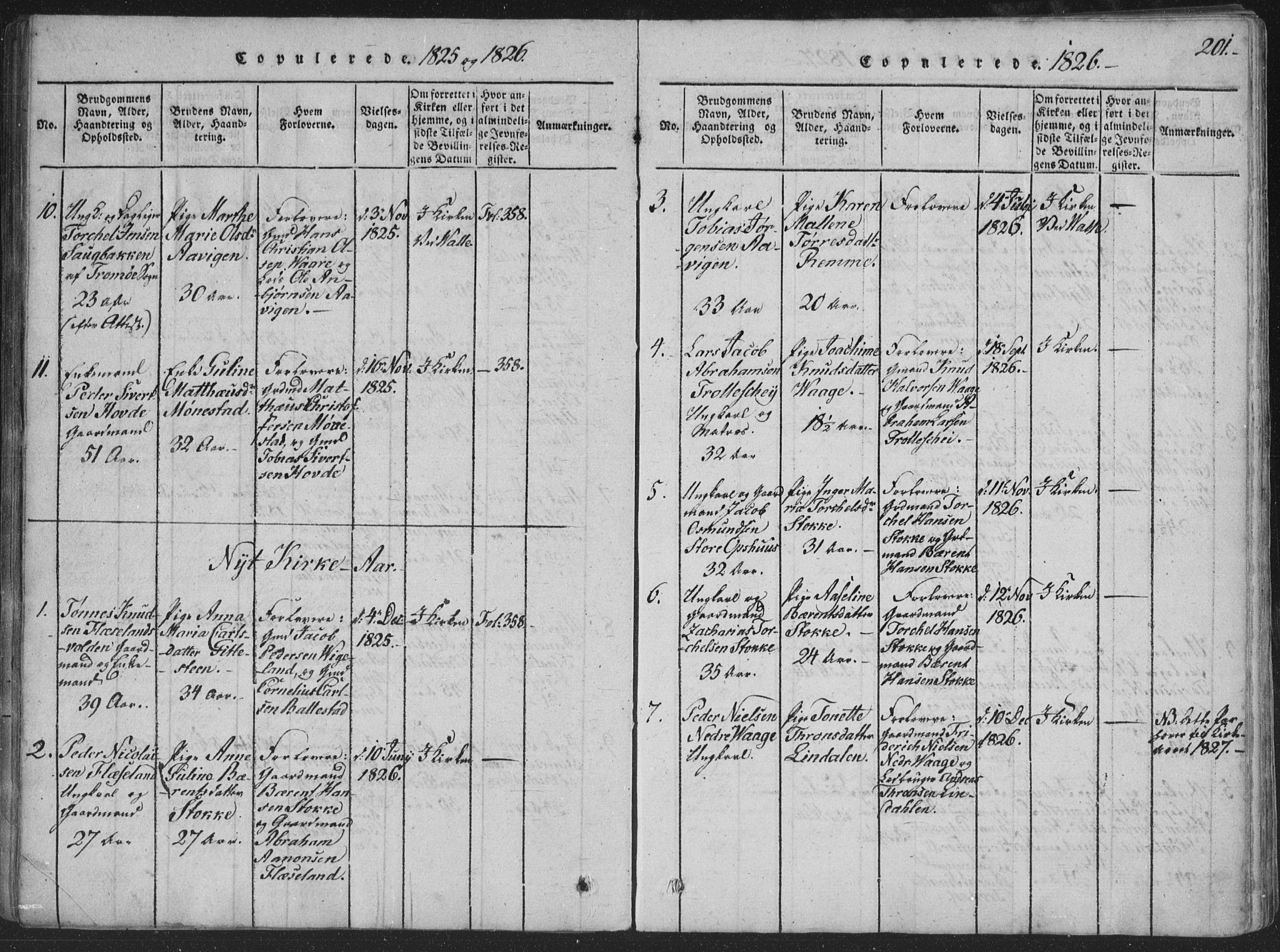 Sør-Audnedal sokneprestkontor, AV/SAK-1111-0039/F/Fa/Faa/L0001: Parish register (official) no. A 1, 1816-1848, p. 201