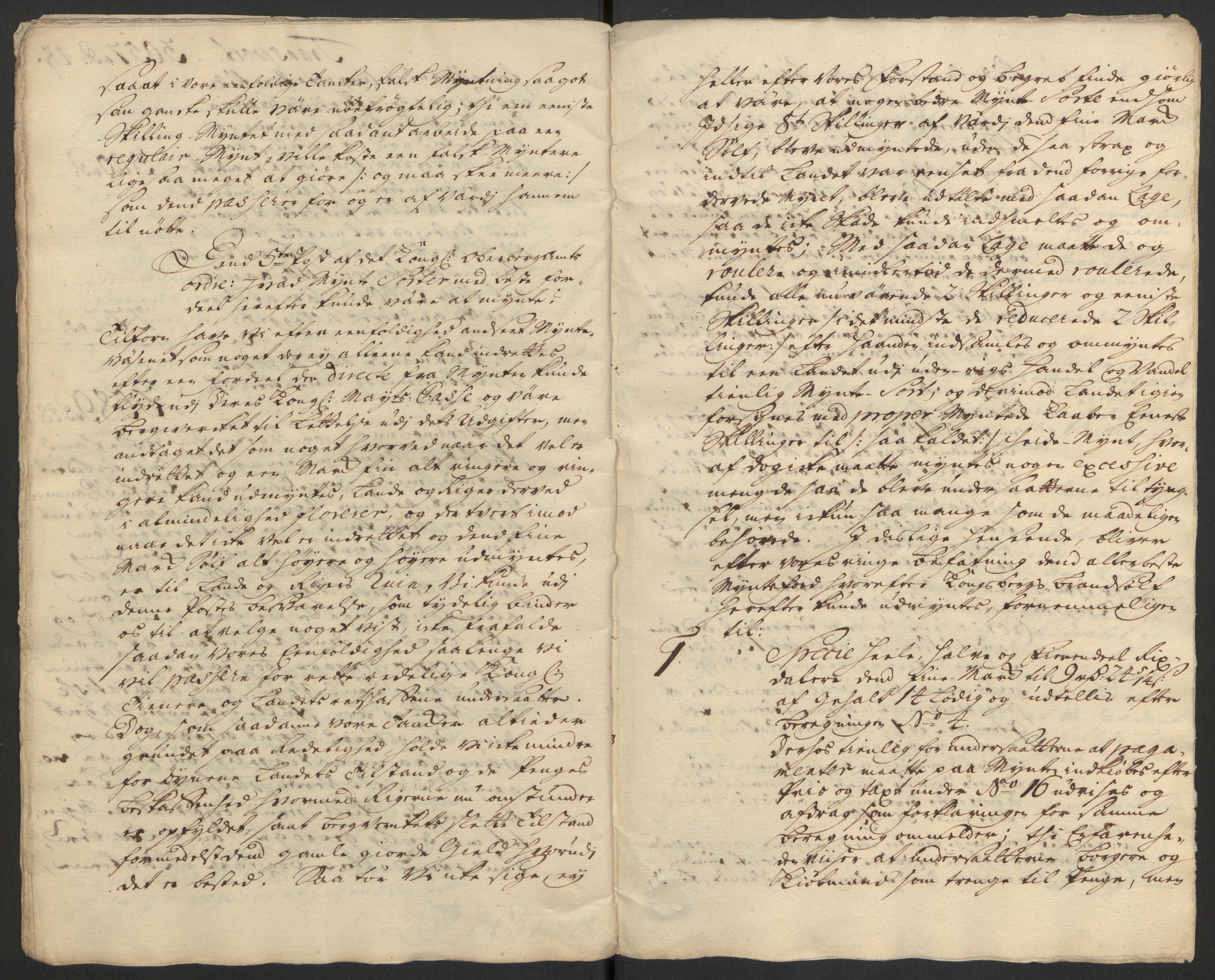 Rentekammeret inntil 1814, Realistisk ordnet avdeling, AV/RA-EA-4070/Oa/L0014: [Y17]: Forskjellige dokumenter om Kongsbergs mynt, 1723-1765, p. 67