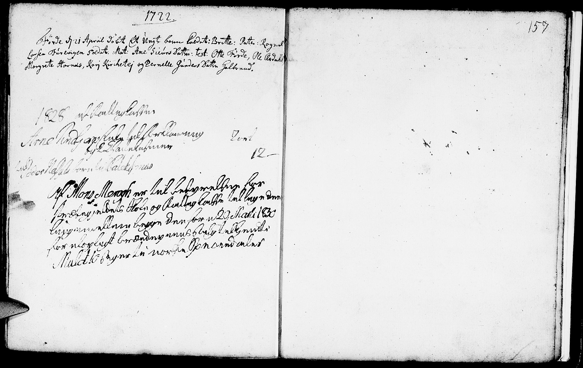 Førde sokneprestembete, SAB/A-79901/H/Haa/Haaa/L0001: Parish register (official) no. A 1, 1720-1727, p. 156