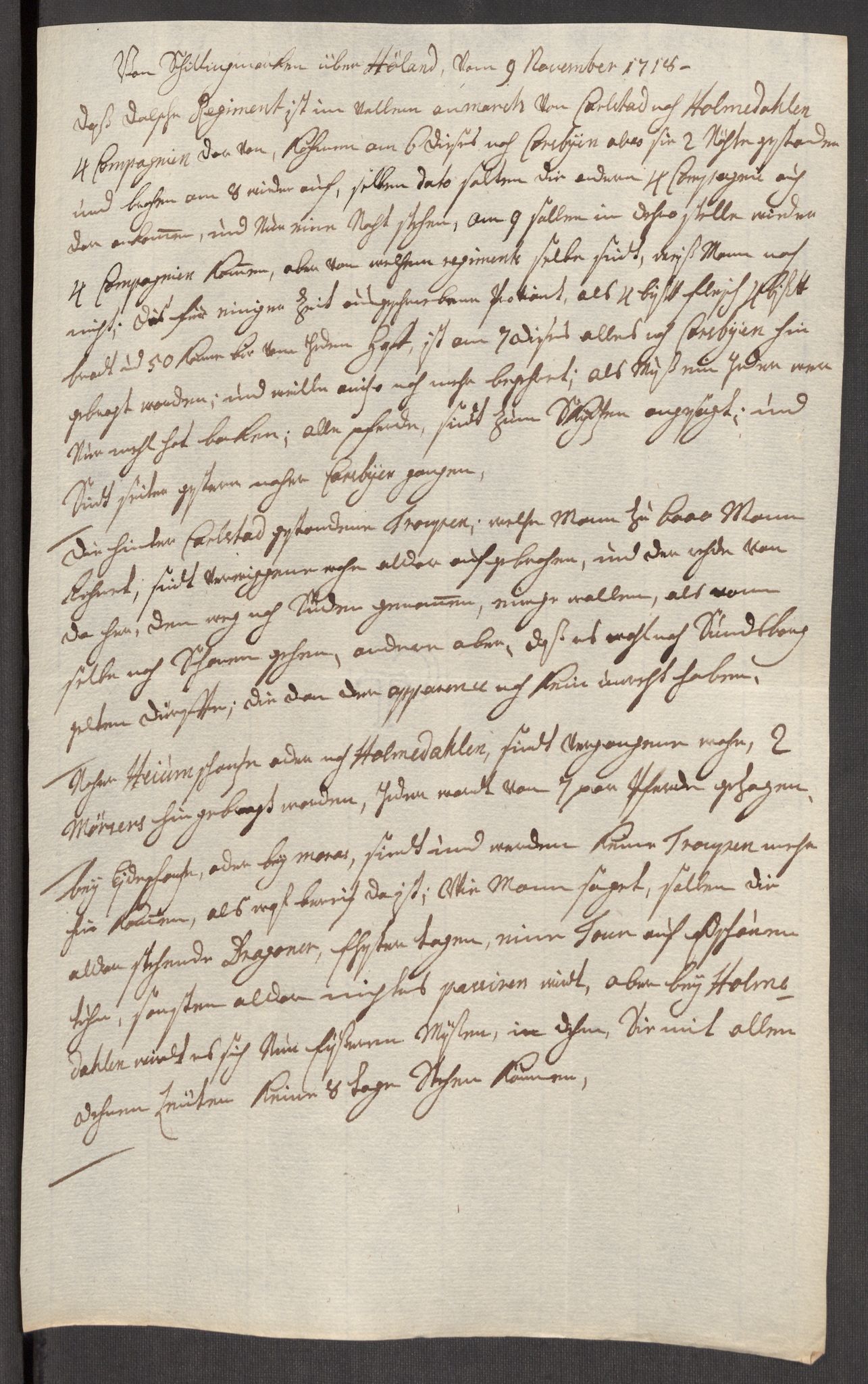 Kommanderende general (KG I) med Det norske krigsdirektorium, AV/RA-EA-5419/E/Eb/L0012: Kunnskap om fienden, kronologisk ordnet, 1718-1719, p. 480