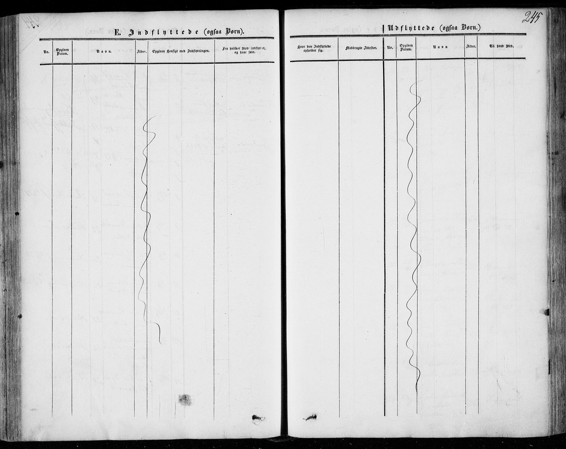 Lund sokneprestkontor, AV/SAST-A-101809/S06/L0009: Parish register (official) no. A 8, 1853-1877, p. 245