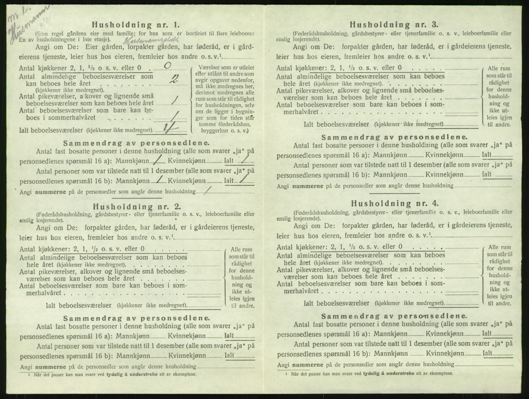 SAT, 1920 census for Sunndal, 1920, p. 731