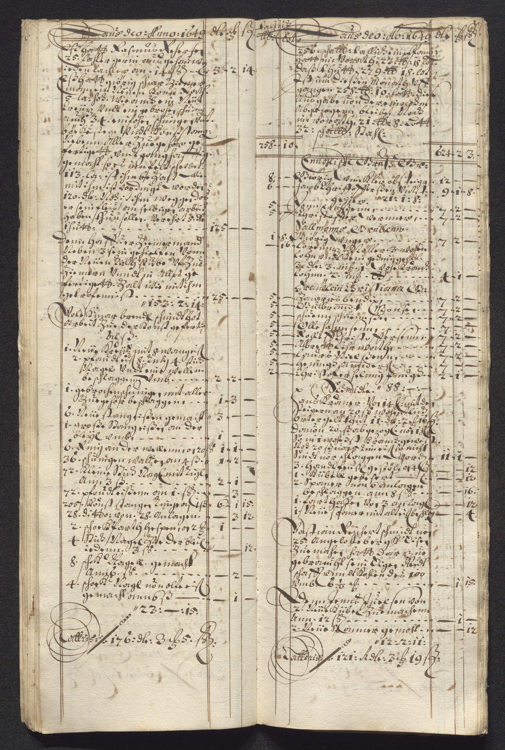 Kongsberg Sølvverk 1623-1816, AV/SAKO-EA-3135/001/D/Dc/Dcd/L0023: Utgiftsregnskap for gruver m.m., 1649, p. 273