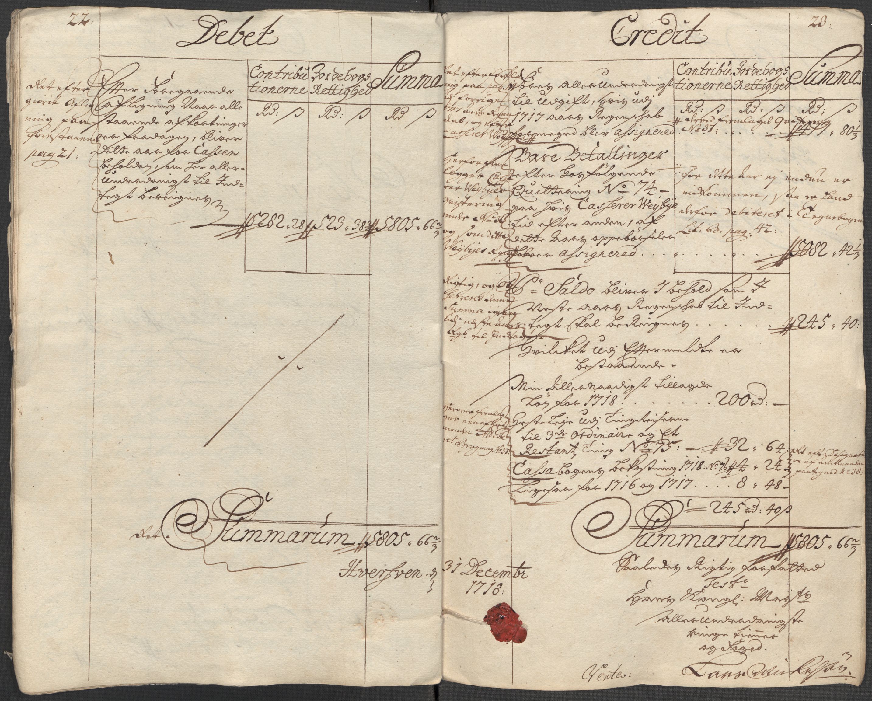 Rentekammeret inntil 1814, Reviderte regnskaper, Fogderegnskap, RA/EA-4092/R23/L1476: Fogderegnskap Ringerike og Hallingdal, 1718, p. 14