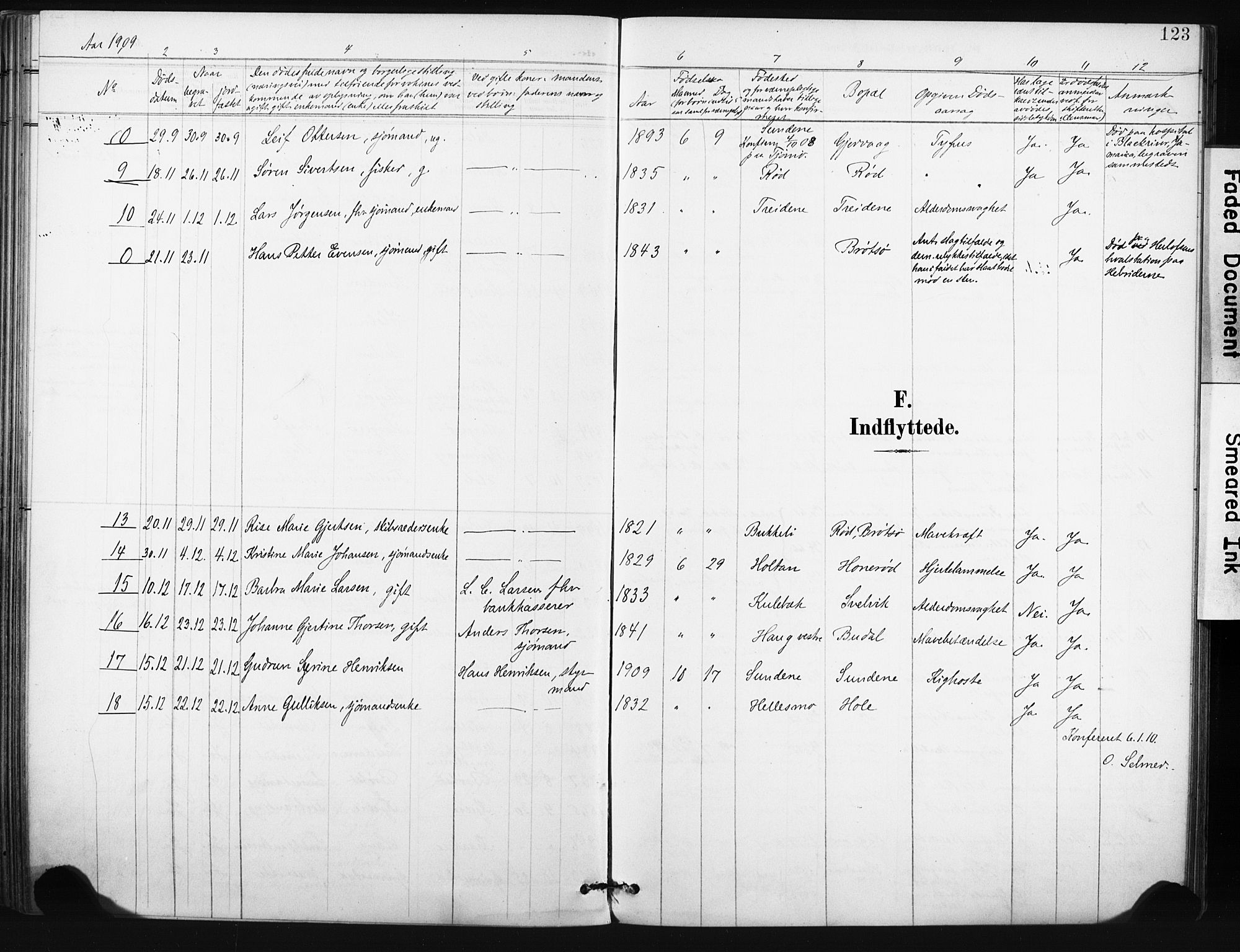 Tjøme kirkebøker, SAKO/A-328/F/Fa/L0005: Parish register (official) no. 5, 1901-1909, p. 123