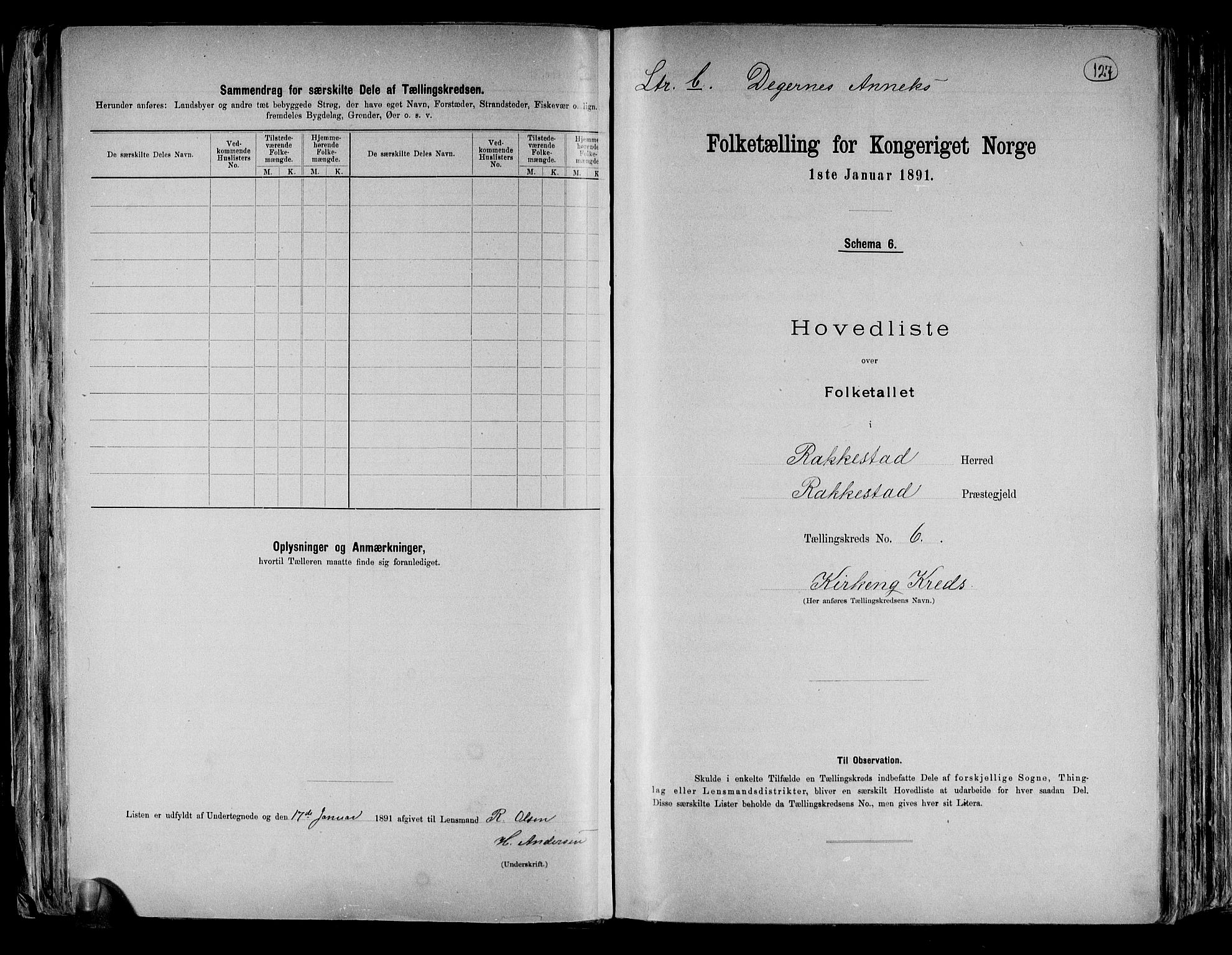 RA, 1891 census for 0128 Rakkestad, 1891, p. 18