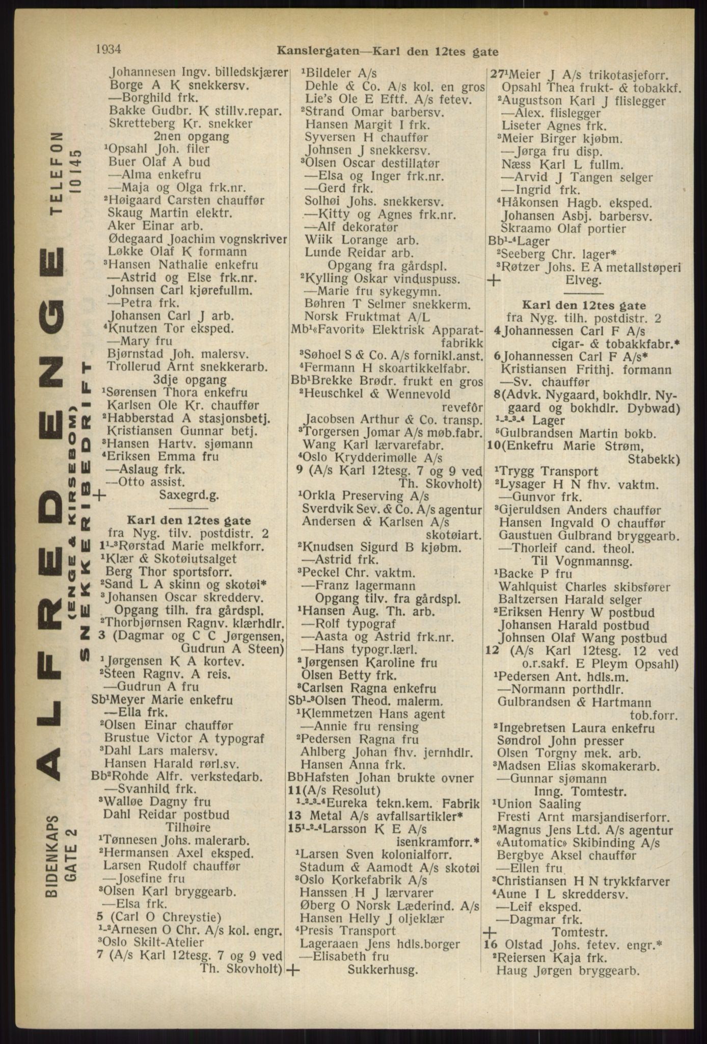 Kristiania/Oslo adressebok, PUBL/-, 1937, p. 1934