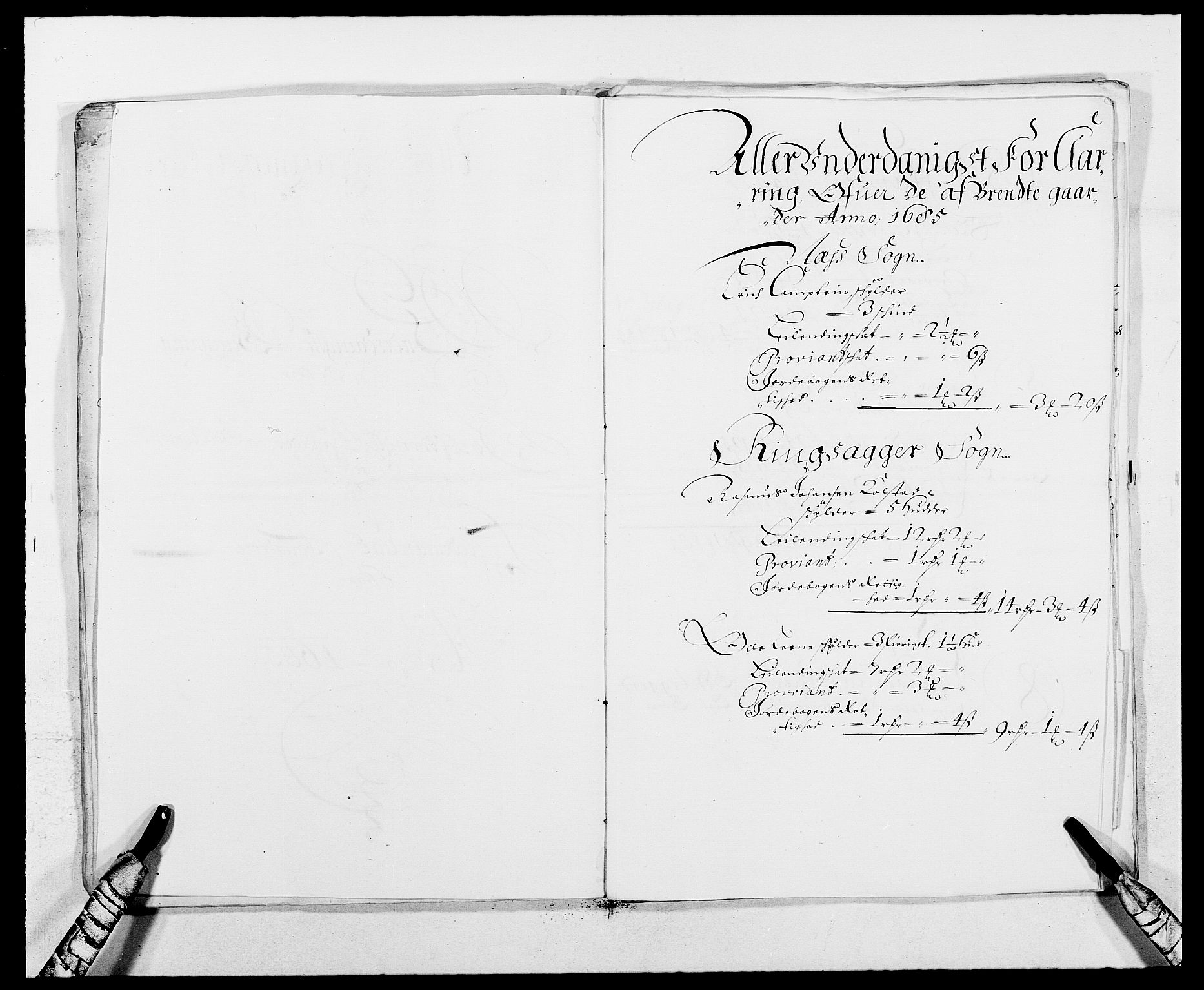Rentekammeret inntil 1814, Reviderte regnskaper, Fogderegnskap, RA/EA-4092/R16/L1026: Fogderegnskap Hedmark, 1685, p. 161