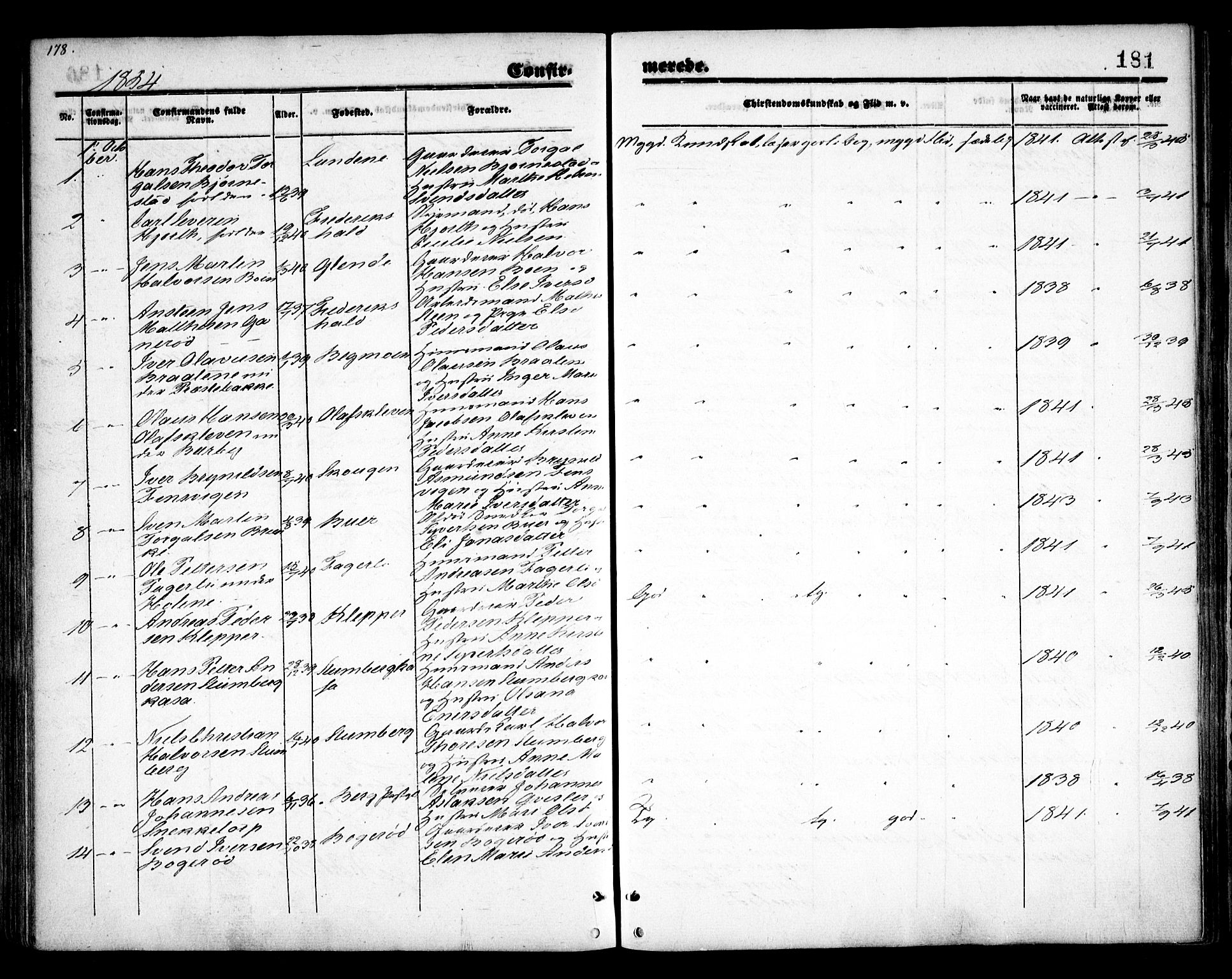 Idd prestekontor Kirkebøker, AV/SAO-A-10911/F/Fc/L0004a: Parish register (official) no. III 4A, 1848-1860, p. 181