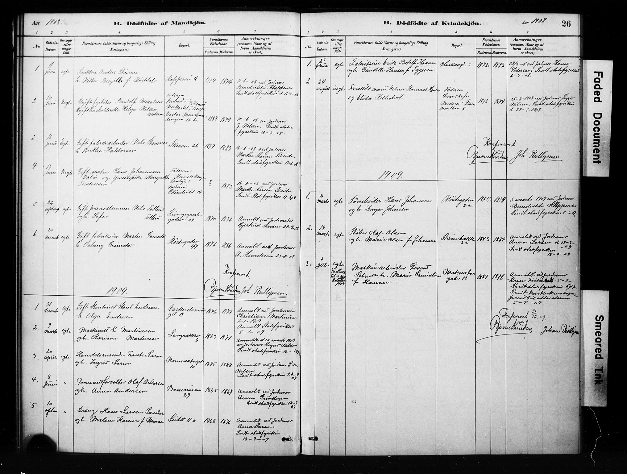 Domkirken sokneprestembete, SAB/A-74801/H/Hab/L0045: Parish register (copy) no. G 1, 1878-1916, p. 26