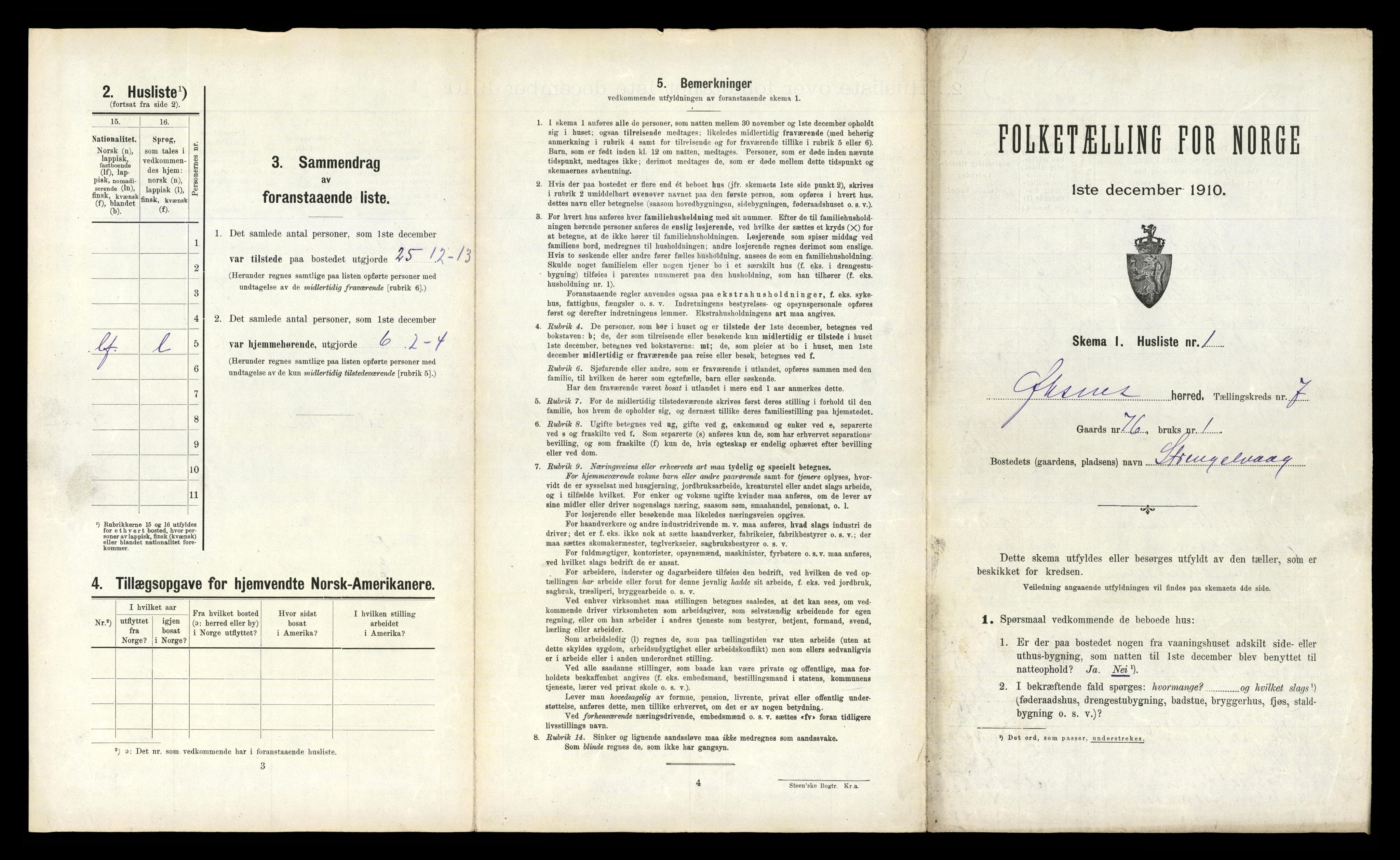 RA, 1910 census for Øksnes, 1910, p. 874