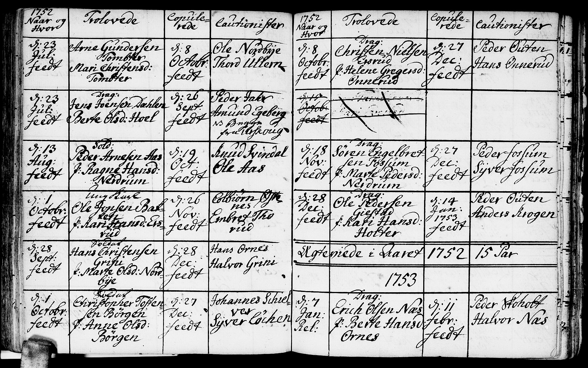 Fet prestekontor Kirkebøker, AV/SAO-A-10370a/F/Fa/L0004: Parish register (official) no. I 4, 1751-1773, p. 138