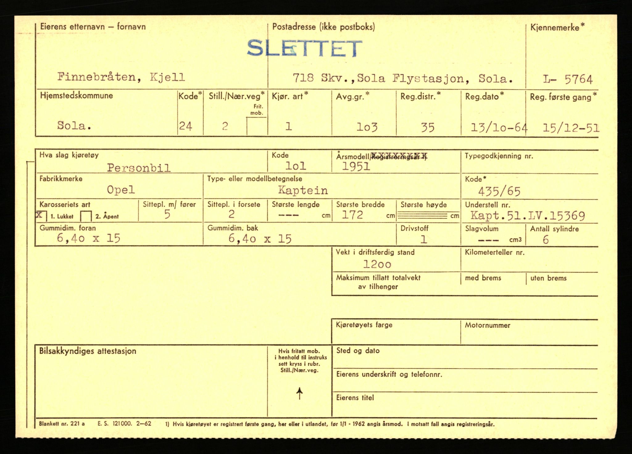 Stavanger trafikkstasjon, AV/SAST-A-101942/0/F/L0015: L-5500 - L-5949, 1930-1971, p. 1199