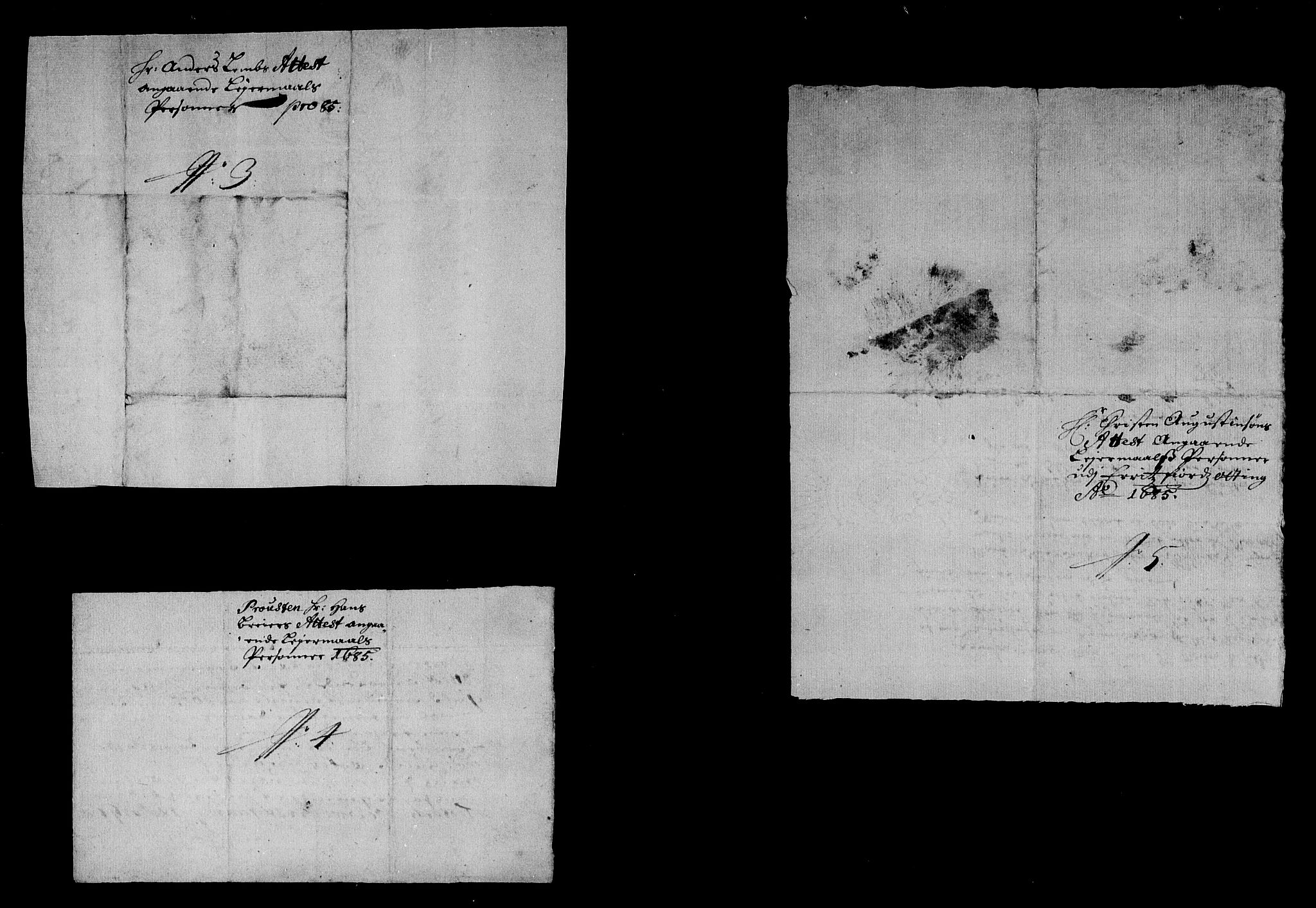 Rentekammeret inntil 1814, Reviderte regnskaper, Stiftamtstueregnskaper, Trondheim stiftamt og Nordland amt, AV/RA-EA-6044/R/Rg/L0081: Trondheim stiftamt og Nordland amt, 1685