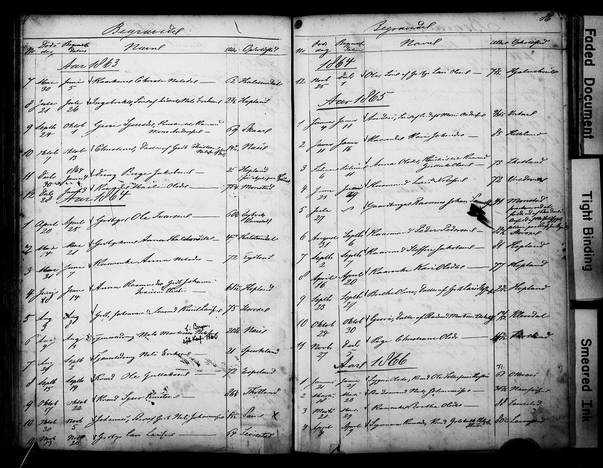 Alversund Sokneprestembete, SAB/A-73901/H/Ha/Hab: Parish register (copy) no. D 1, 1800-1870, p. 86