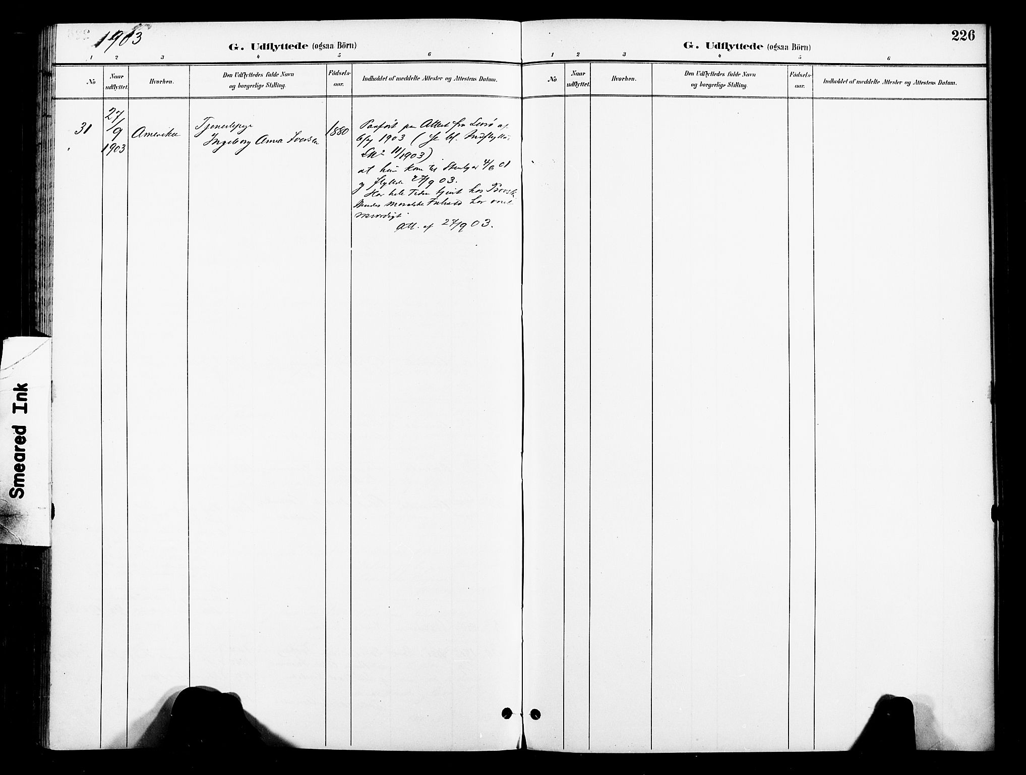 Ministerialprotokoller, klokkerbøker og fødselsregistre - Nord-Trøndelag, SAT/A-1458/739/L0372: Parish register (official) no. 739A04, 1895-1903, p. 226