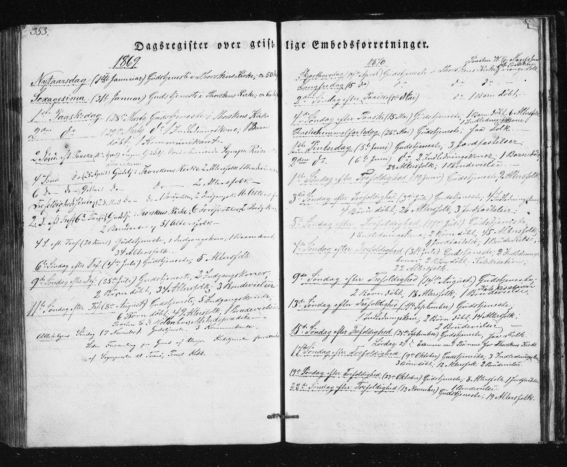 Berg sokneprestkontor, AV/SATØ-S-1318/G/Ga/Gab/L0011klokker: Parish register (copy) no. 11, 1833-1878, p. 353