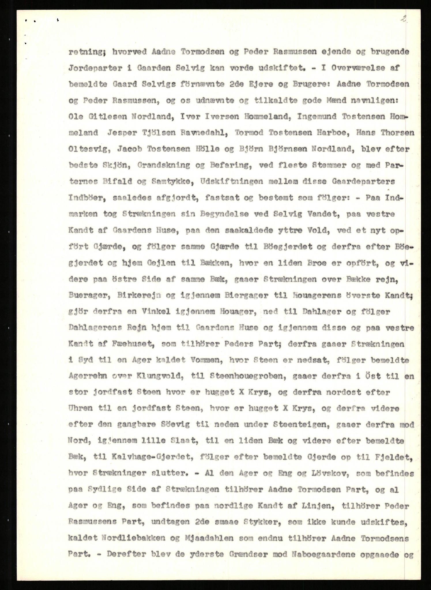 Statsarkivet i Stavanger, AV/SAST-A-101971/03/Y/Yj/L0074: Avskrifter sortert etter gårdsnavn: Selvig - Skaseim, 1750-1930, p. 4