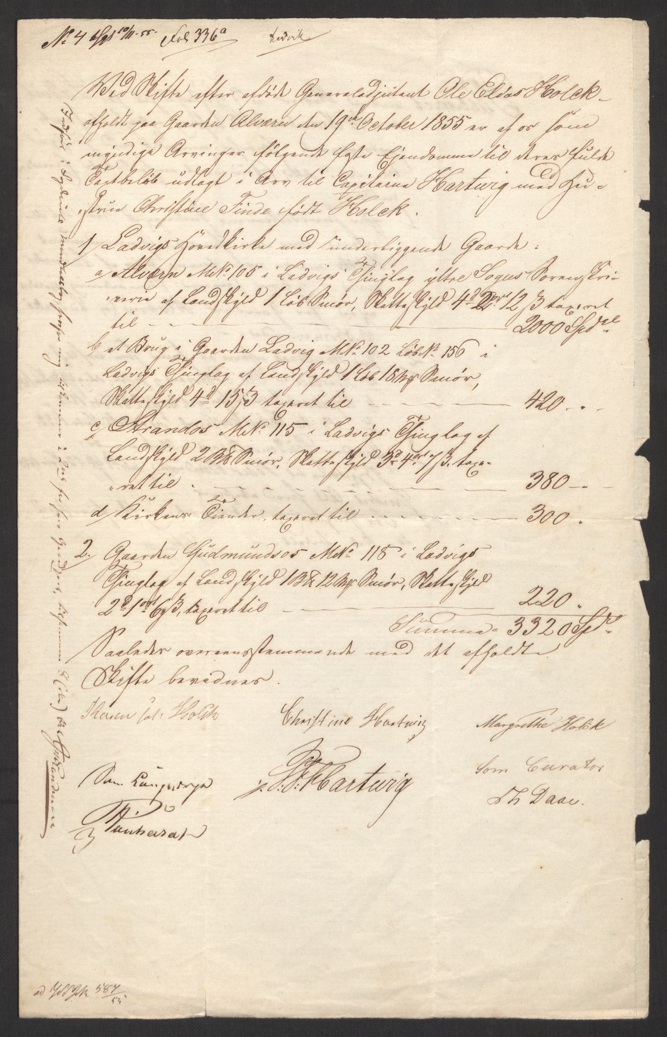 Holck, Meidell, Hartvig, AV/RA-PA-0204/F/L0002: (Pakke 1), 1762-1864, p. 160