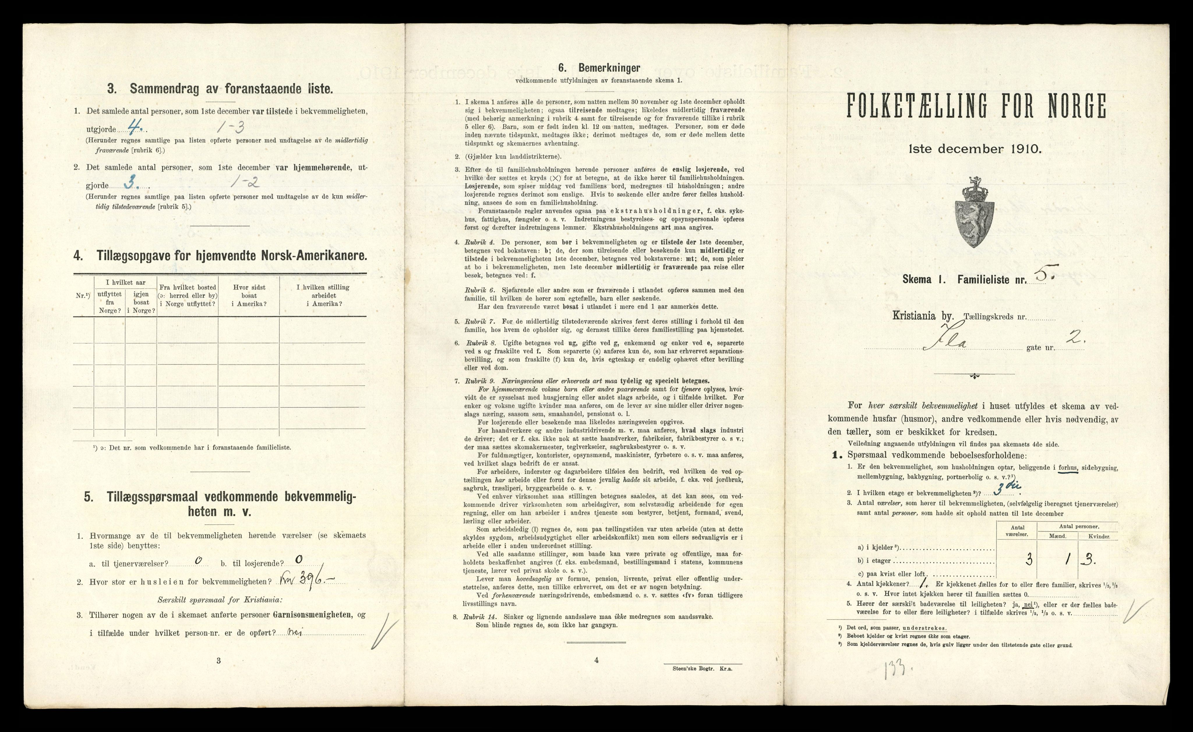 RA, 1910 census for Kristiania, 1910, p. 42395