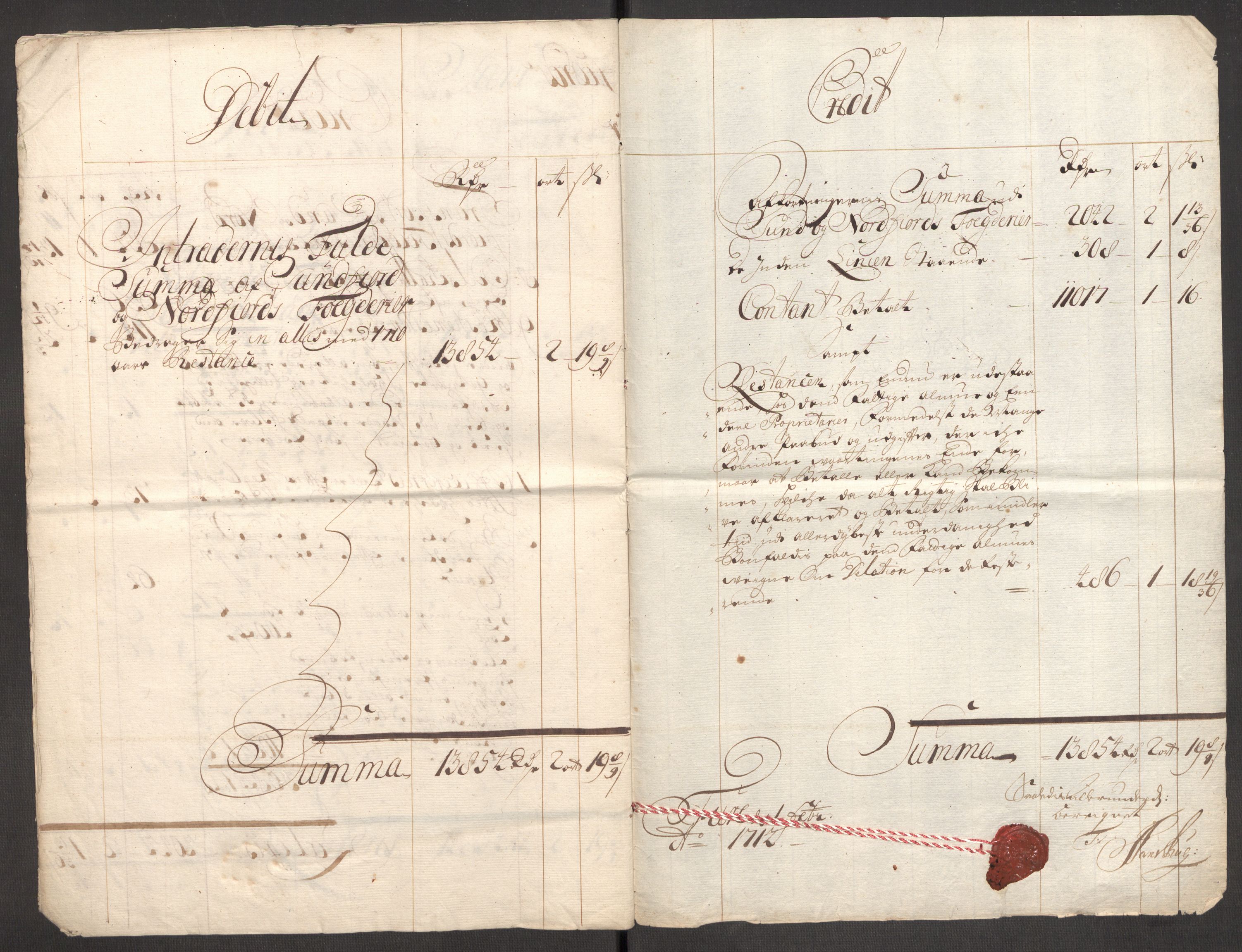 Rentekammeret inntil 1814, Reviderte regnskaper, Fogderegnskap, AV/RA-EA-4092/R53/L3433: Fogderegnskap Sunn- og Nordfjord, 1710-1711, p. 200