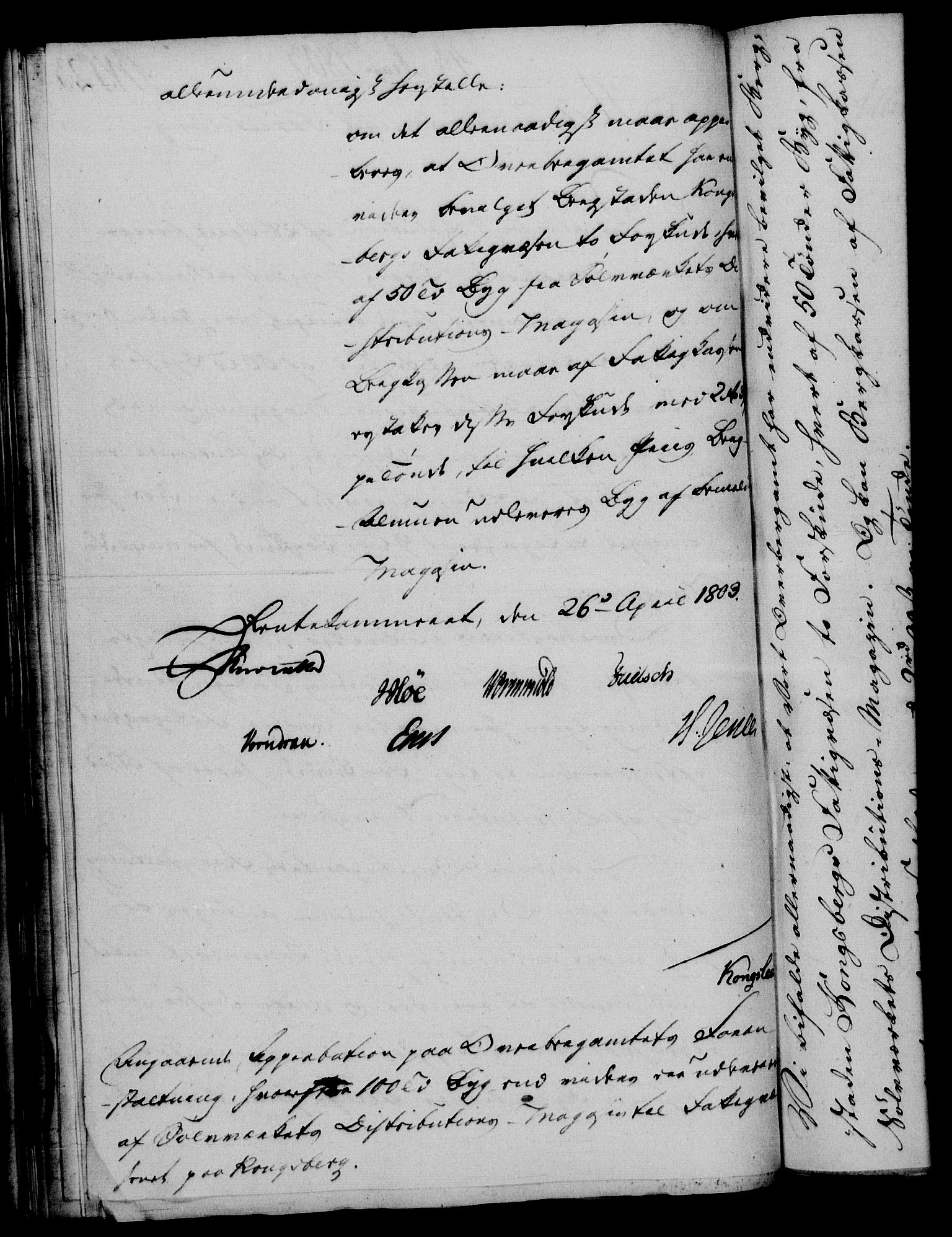 Rentekammeret, Renteskriverkontorene, AV/RA-EA-3115/M/Mf/Mfb/L0006: Relasjons- og resolusjonsprotokoll med register (merket RK 54.12), 1803-1804