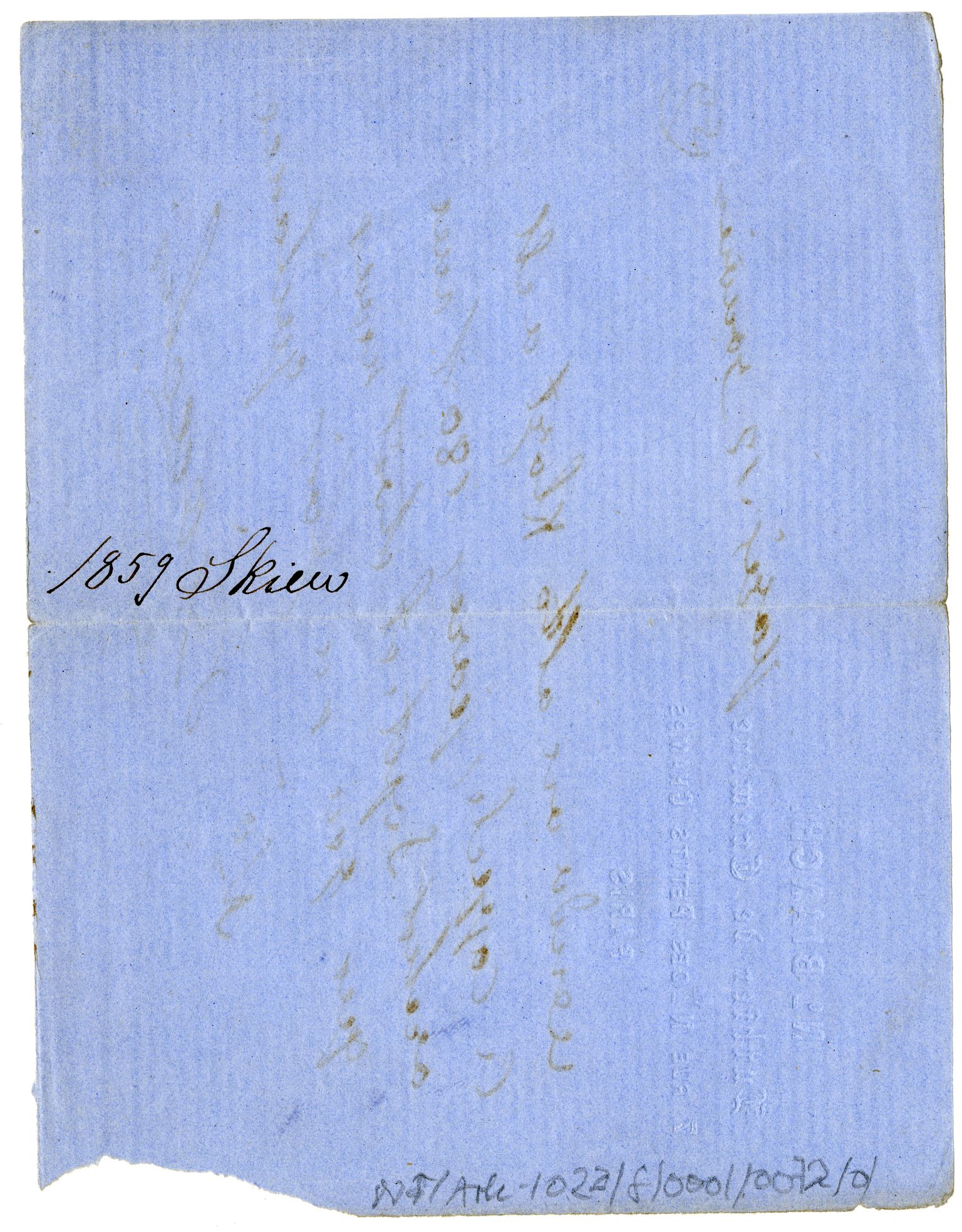 Diderik Maria Aalls brevsamling, NF/Ark-1023/F/L0001: D.M. Aalls brevsamling. A - B, 1738-1889, p. 697