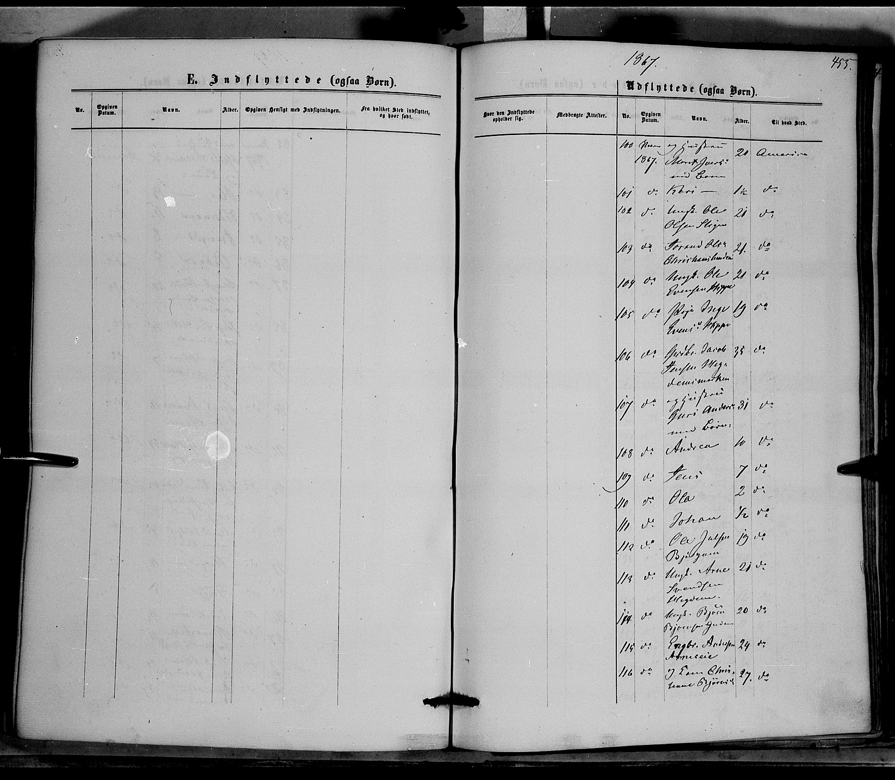 Nord-Aurdal prestekontor, SAH/PREST-132/H/Ha/Haa/L0008: Parish register (official) no. 8, 1863-1875, p. 455