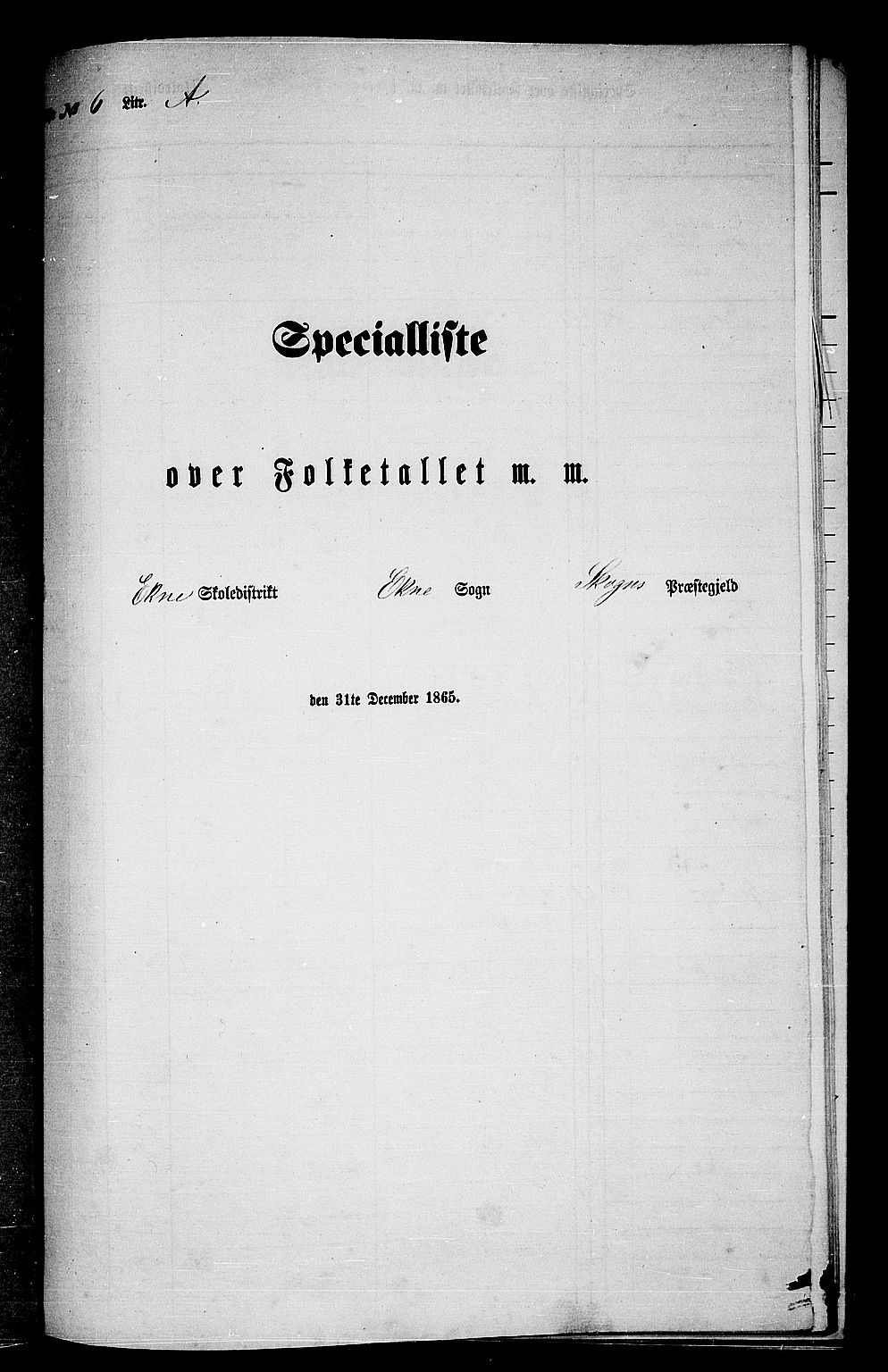 RA, 1865 census for Skogn, 1865, p. 138