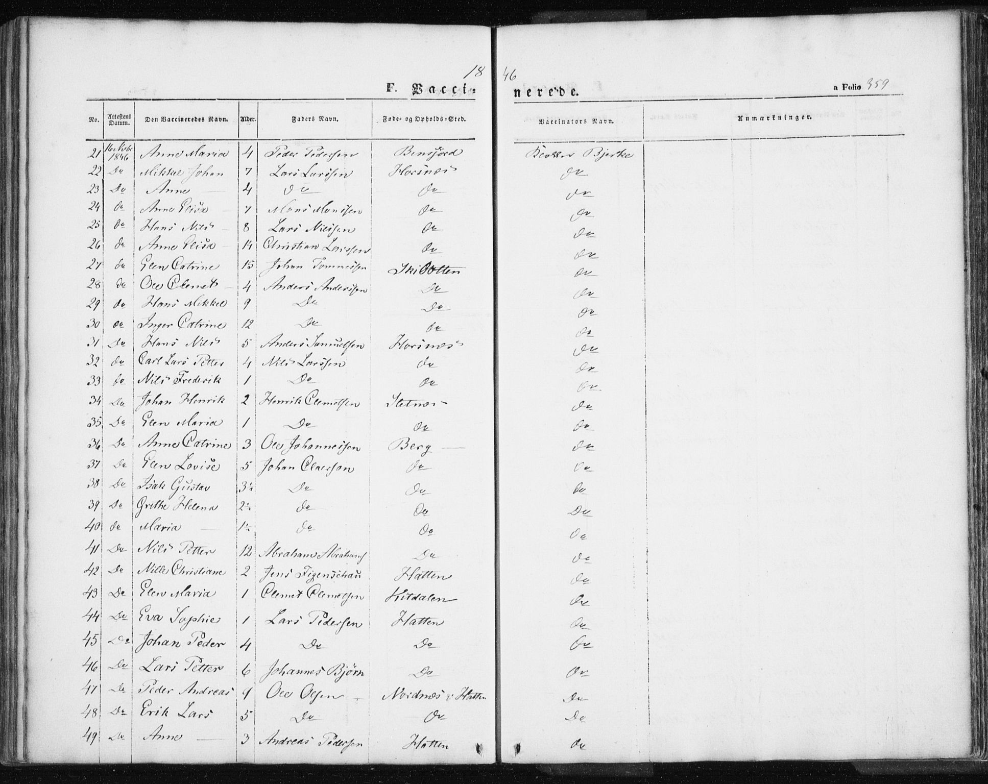 Lyngen sokneprestembete, AV/SATØ-S-1289/H/He/Hea/L0004kirke: Parish register (official) no. 4, 1839-1858, p. 359