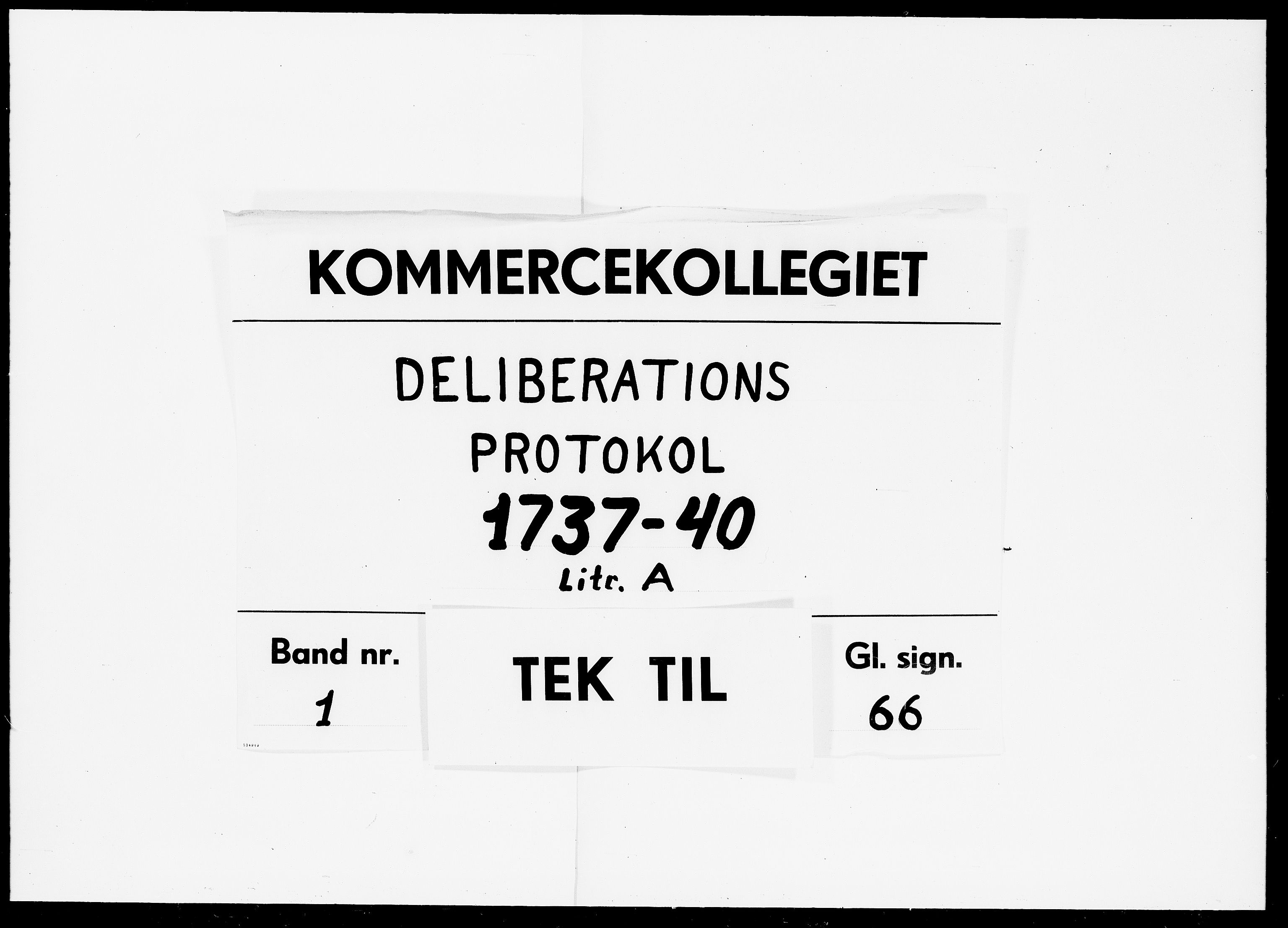 Kommercekollegiet, Dansk-Norske Sekretariat, DRA/A-0001/07/34: Deliberationsprotokol A, 1737-1740
