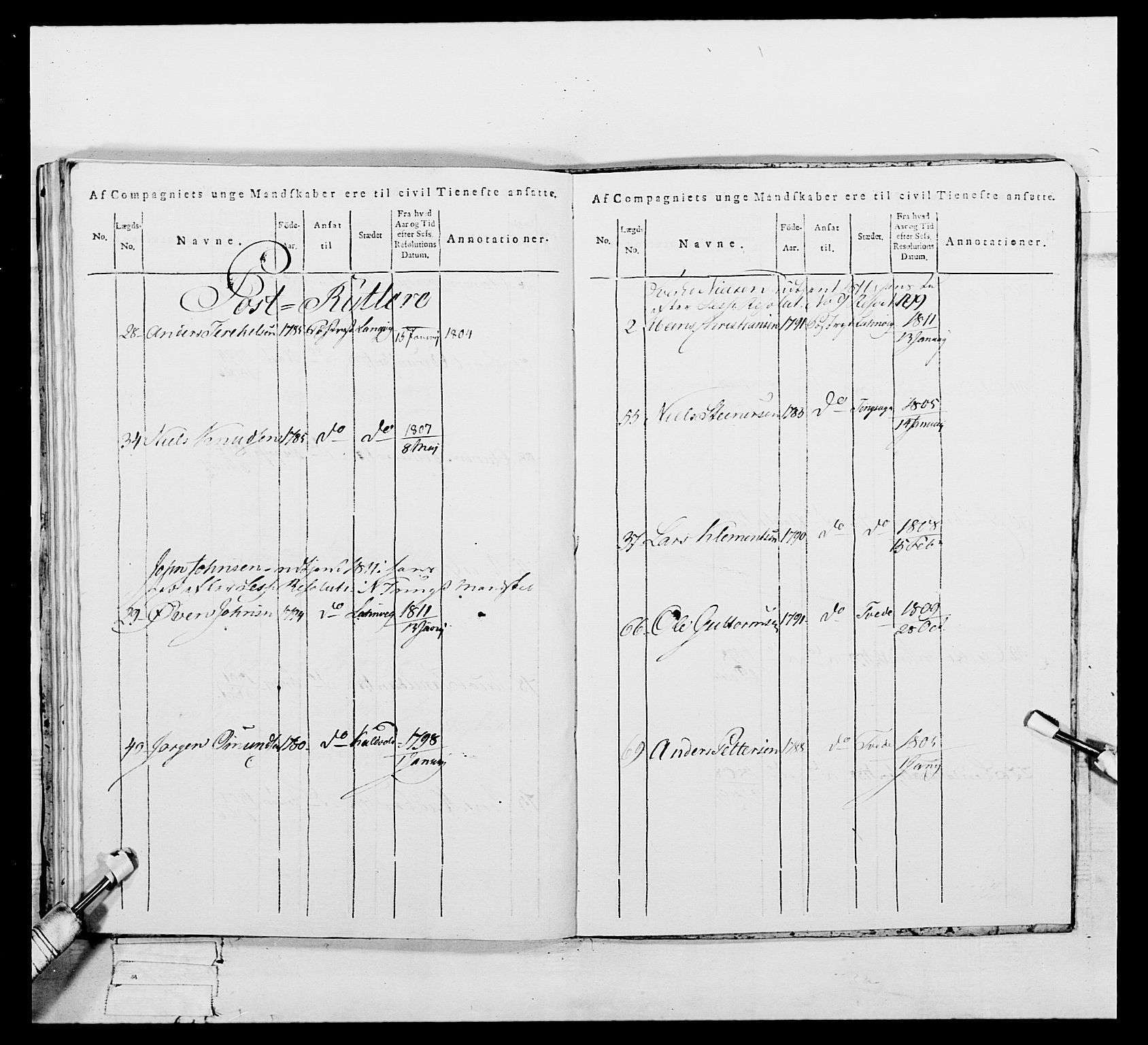 Generalitets- og kommissariatskollegiet, Det kongelige norske kommissariatskollegium, AV/RA-EA-5420/E/Eh/L0112: Vesterlenske nasjonale infanteriregiment, 1812, p. 289