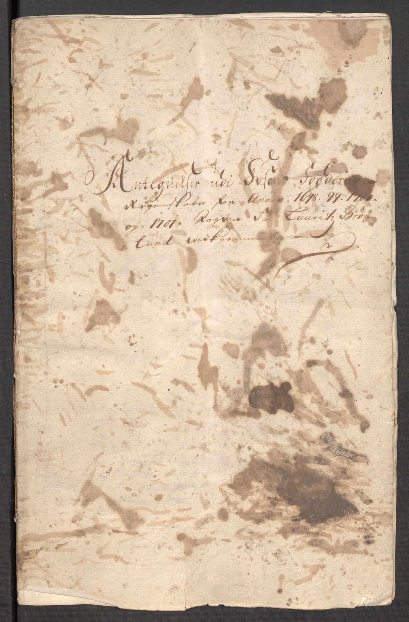 Rentekammeret inntil 1814, Reviderte regnskaper, Fogderegnskap, AV/RA-EA-4092/R57/L3854: Fogderegnskap Fosen, 1700-1701, p. 397