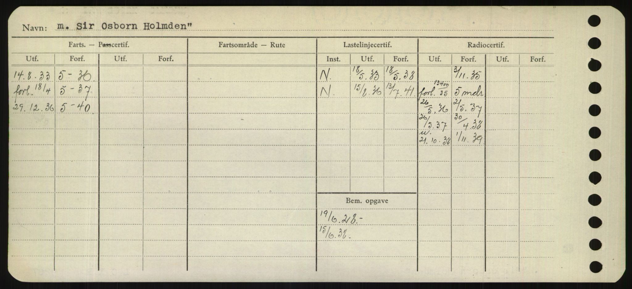 Sjøfartsdirektoratet med forløpere, Skipsmålingen, RA/S-1627/H/Hd/L0033: Fartøy, Sevi-Sjø, p. 218