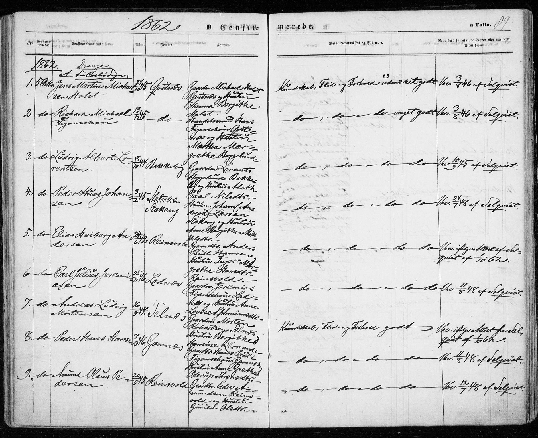 Karlsøy sokneprestembete, SATØ/S-1299/H/Ha/Haa/L0004kirke: Parish register (official) no. 4, 1861-1871, p. 89