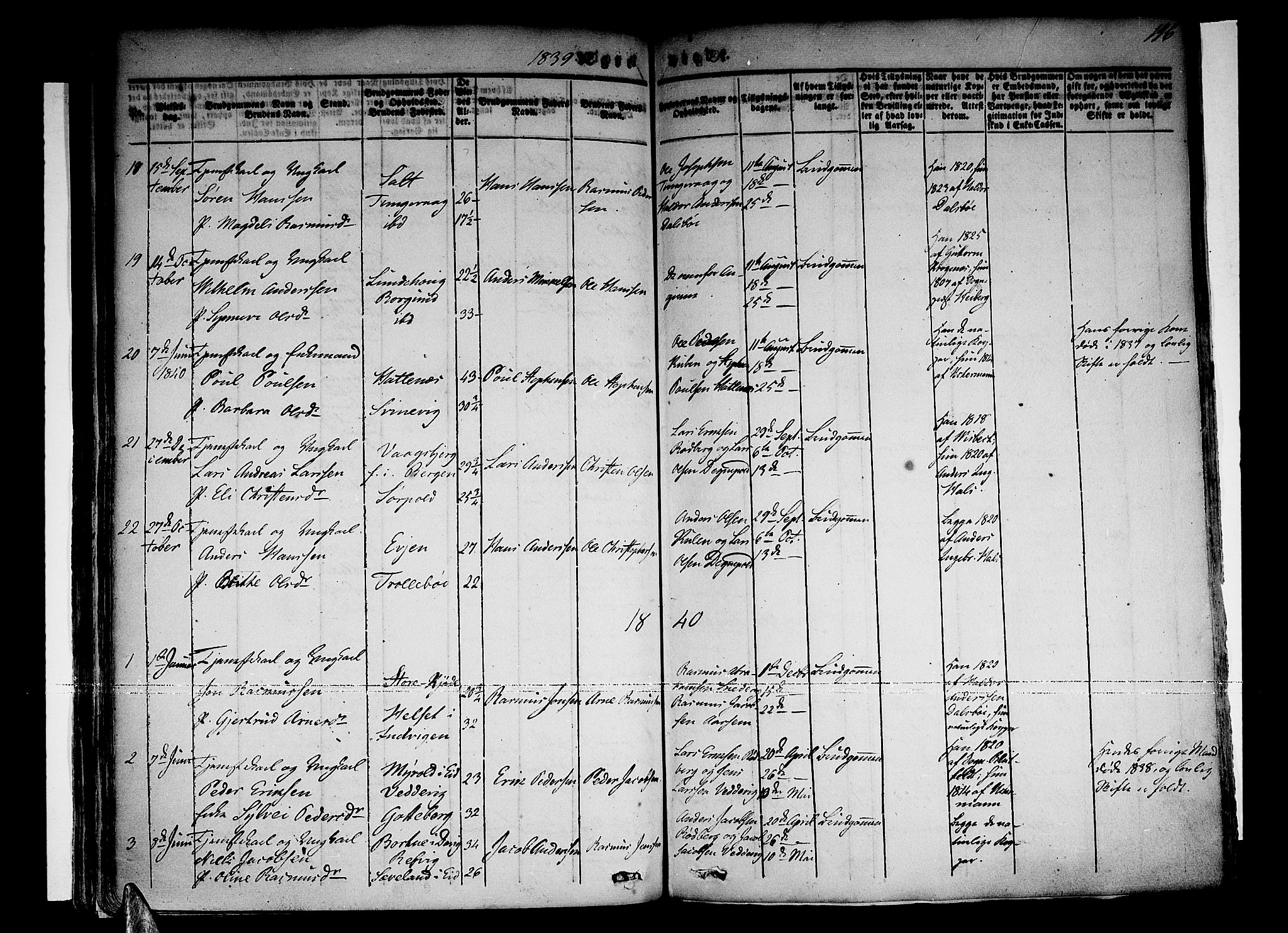 Selje sokneprestembete, AV/SAB-A-99938/H/Ha/Haa/Haaa: Parish register (official) no. A 9, 1829-1844, p. 196