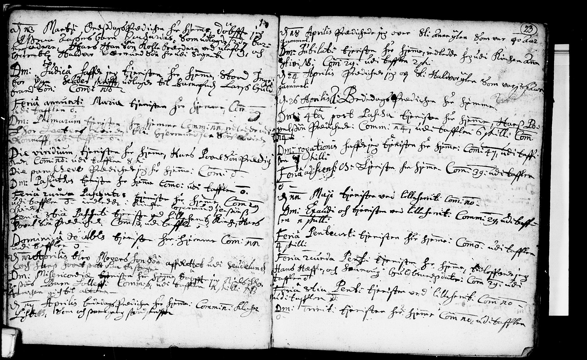 Heddal kirkebøker, SAKO/A-268/F/Fa/L0001: Parish register (official) no. I 1, 1648-1699, p. 23
