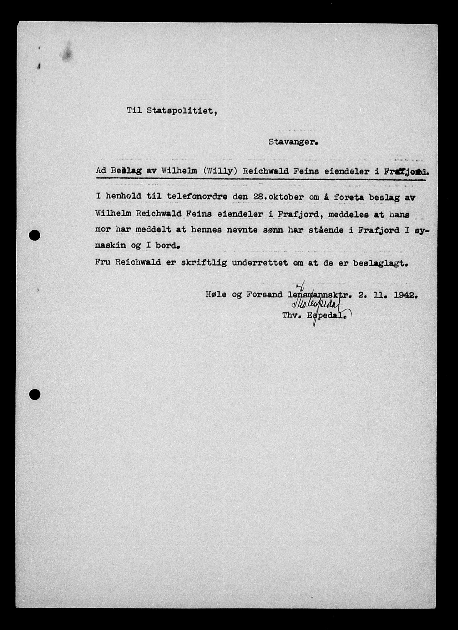 Justisdepartementet, Tilbakeføringskontoret for inndratte formuer, AV/RA-S-1564/H/Hc/Hcd/L0995: --, 1945-1947, p. 282