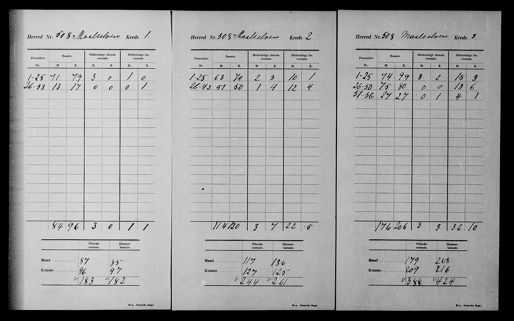 SATØ, 1900 census for Målselv, 1900, p. 40