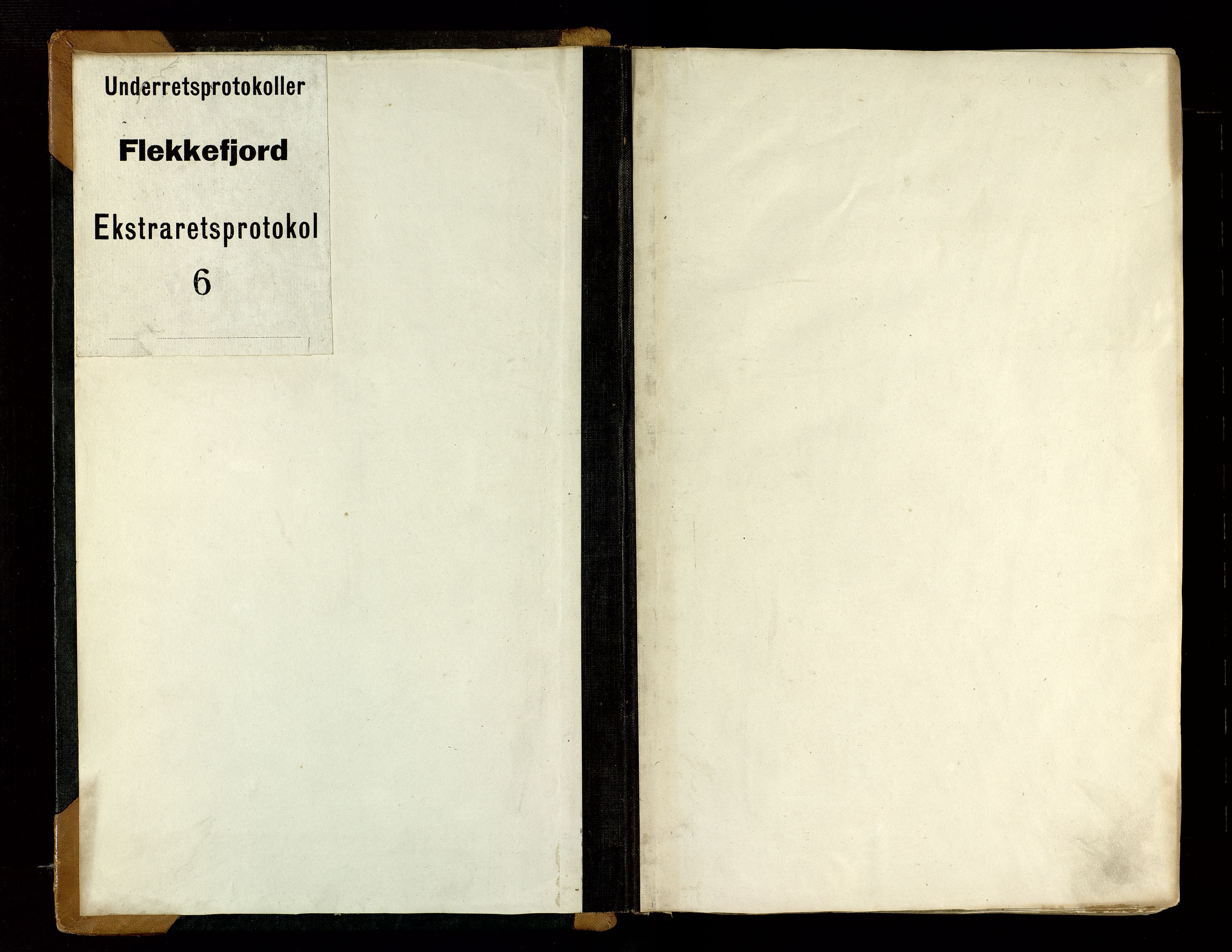 Flekkefjord sorenskriveri, SAK/1221-0001/F/Fb/L0005: Ekstrarettsprotokoll nr. 6, 1836-1844