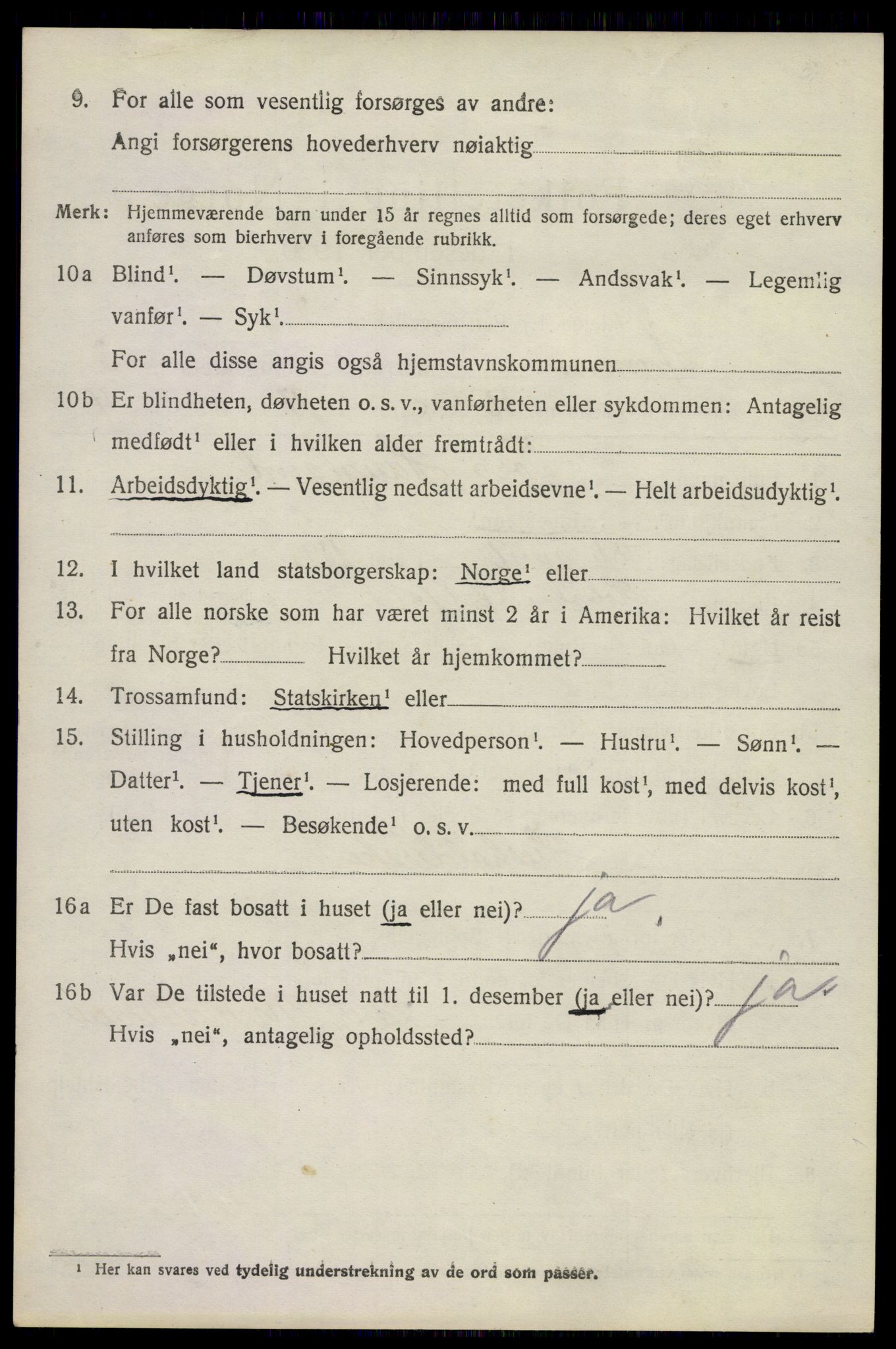 SAKO, 1920 census for Strømm, 1920, p. 2510