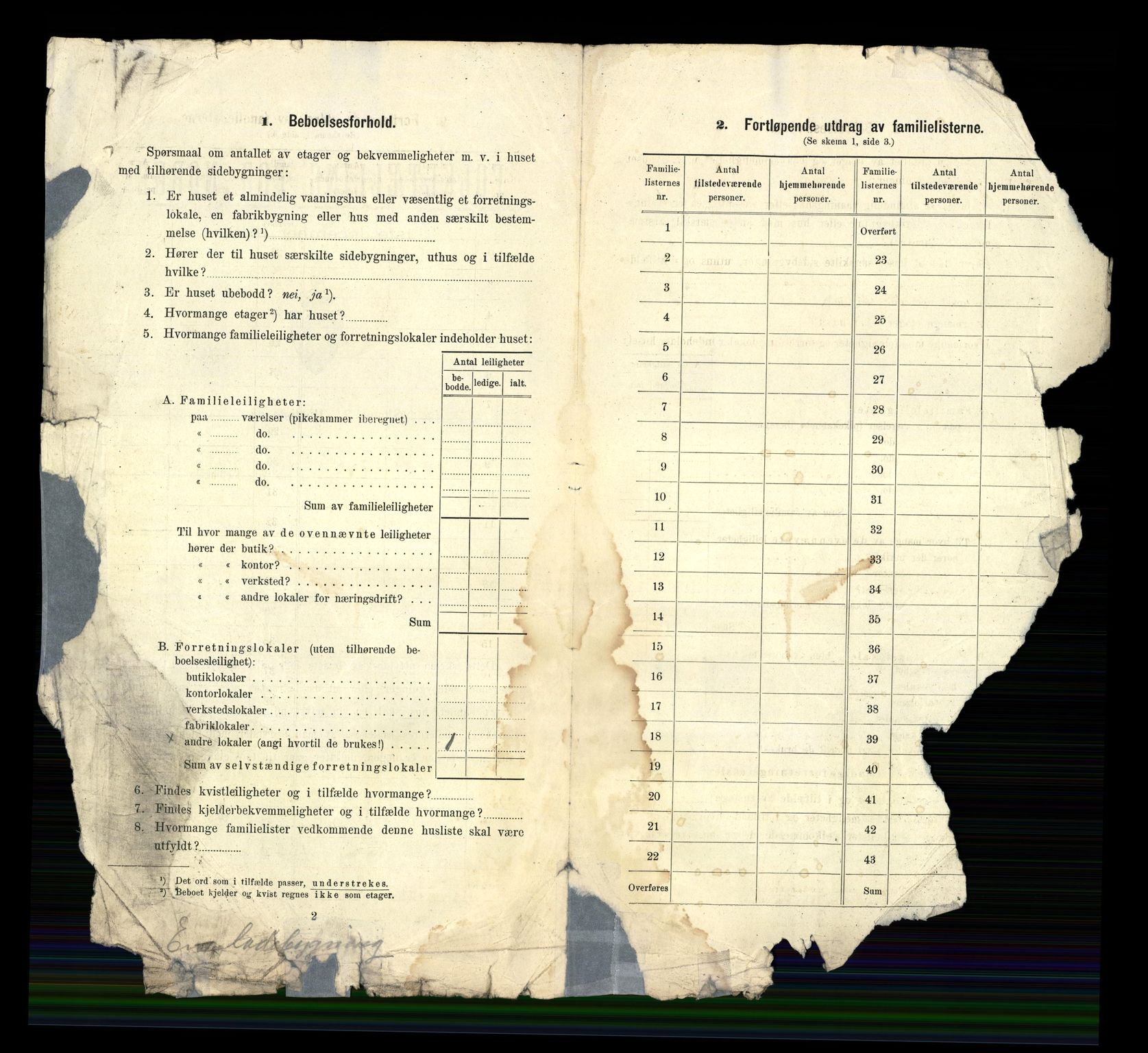 RA, 1910 census for Skien, 1910, p. 2975