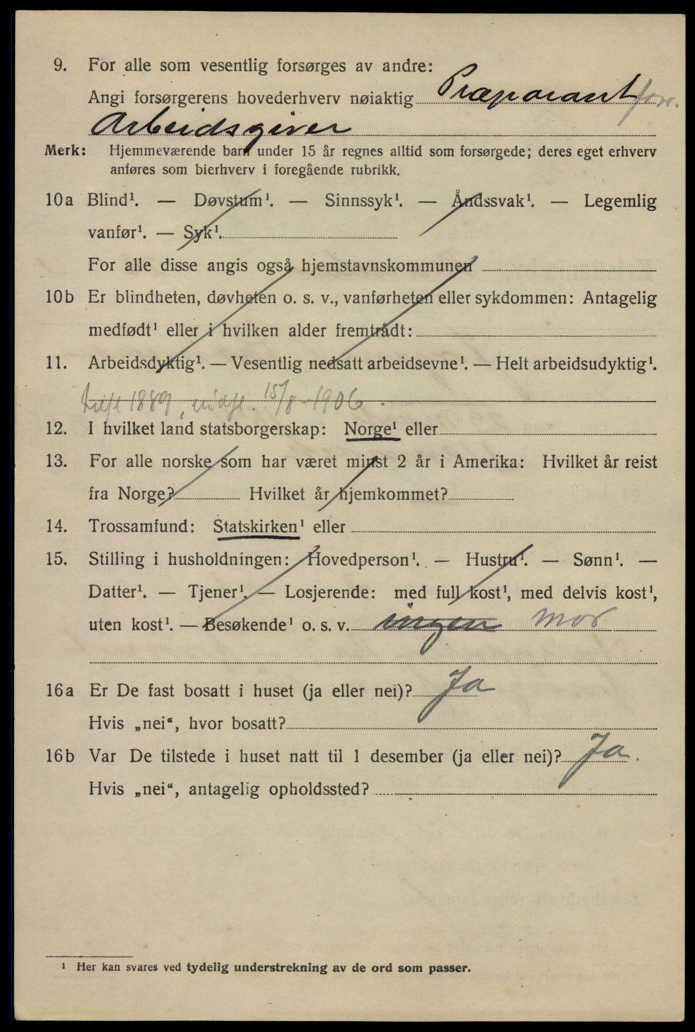 SAO, 1920 census for Kristiania, 1920, p. 391068