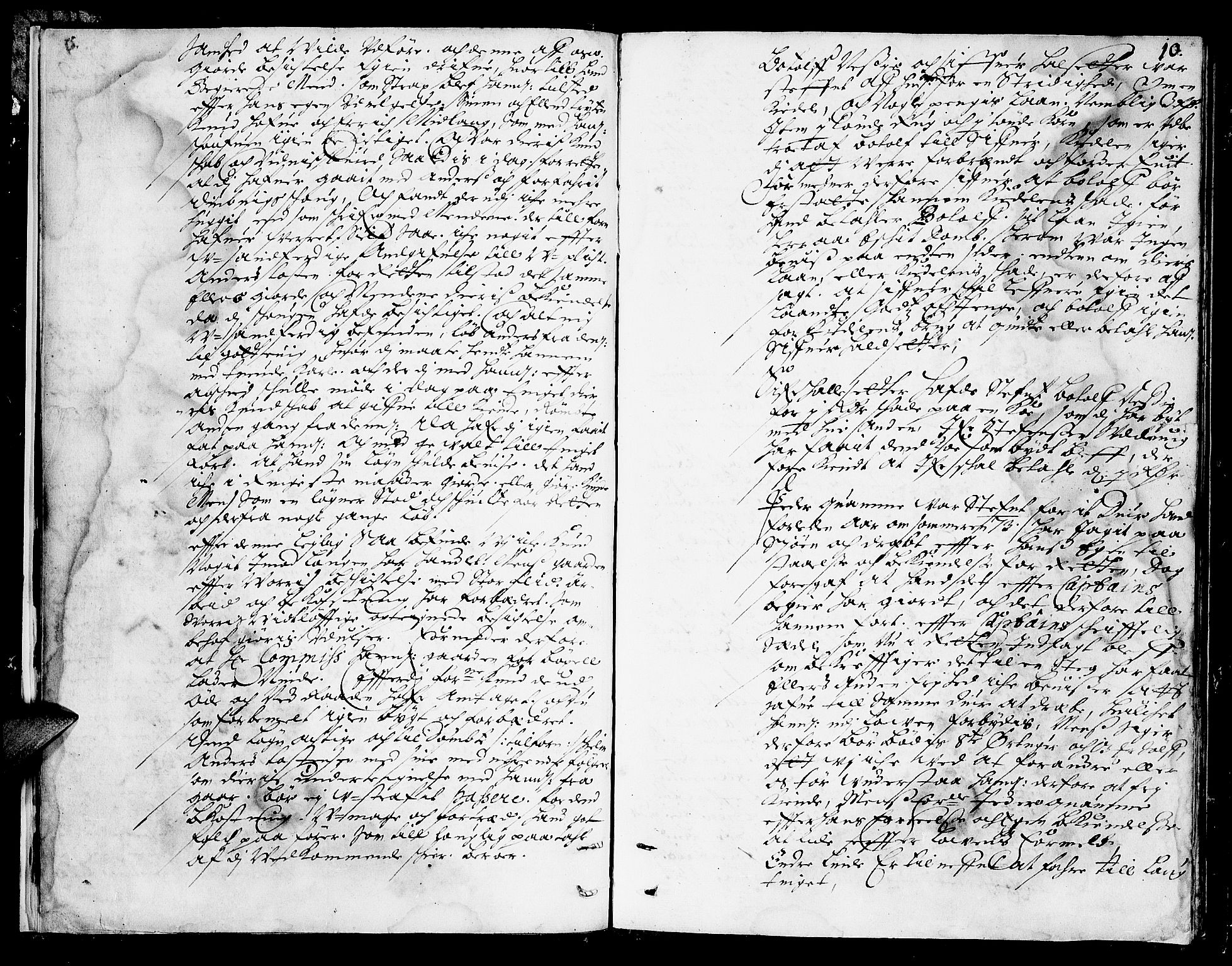 Ytre Sogn tingrett, AV/SAB-A-2601/1/F/Fa/L0010: Tingbok (justisprotokoll), 1674, p. 9b-10a