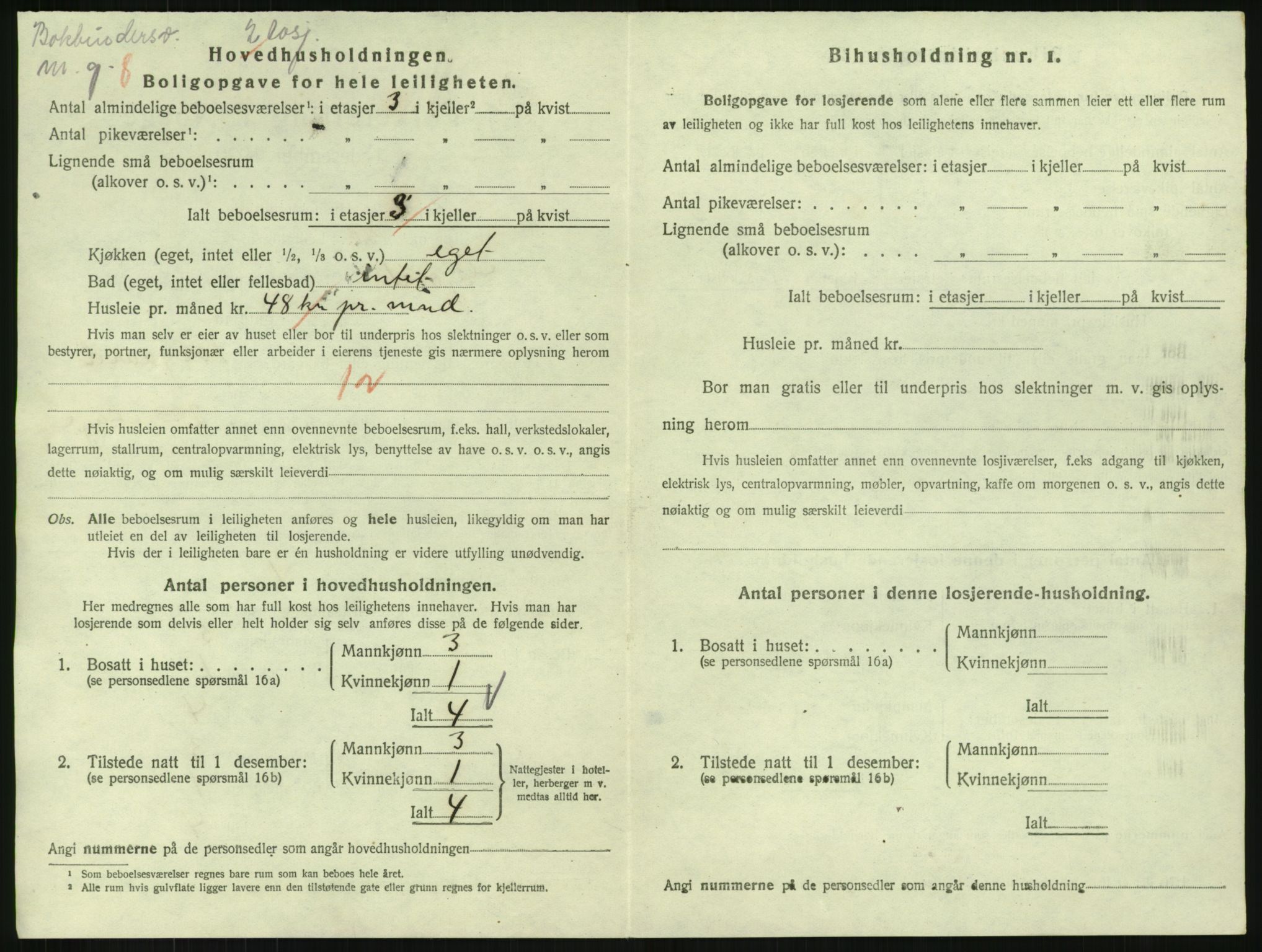 SAH, 1920 census for Gjøvik, 1920, p. 2383