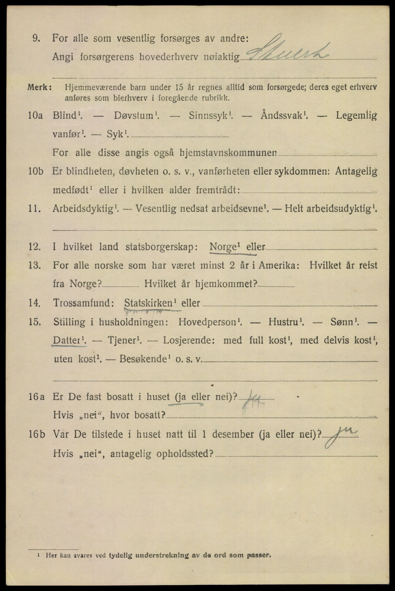 SAKO, 1920 census for Porsgrunn, 1920, p. 18938