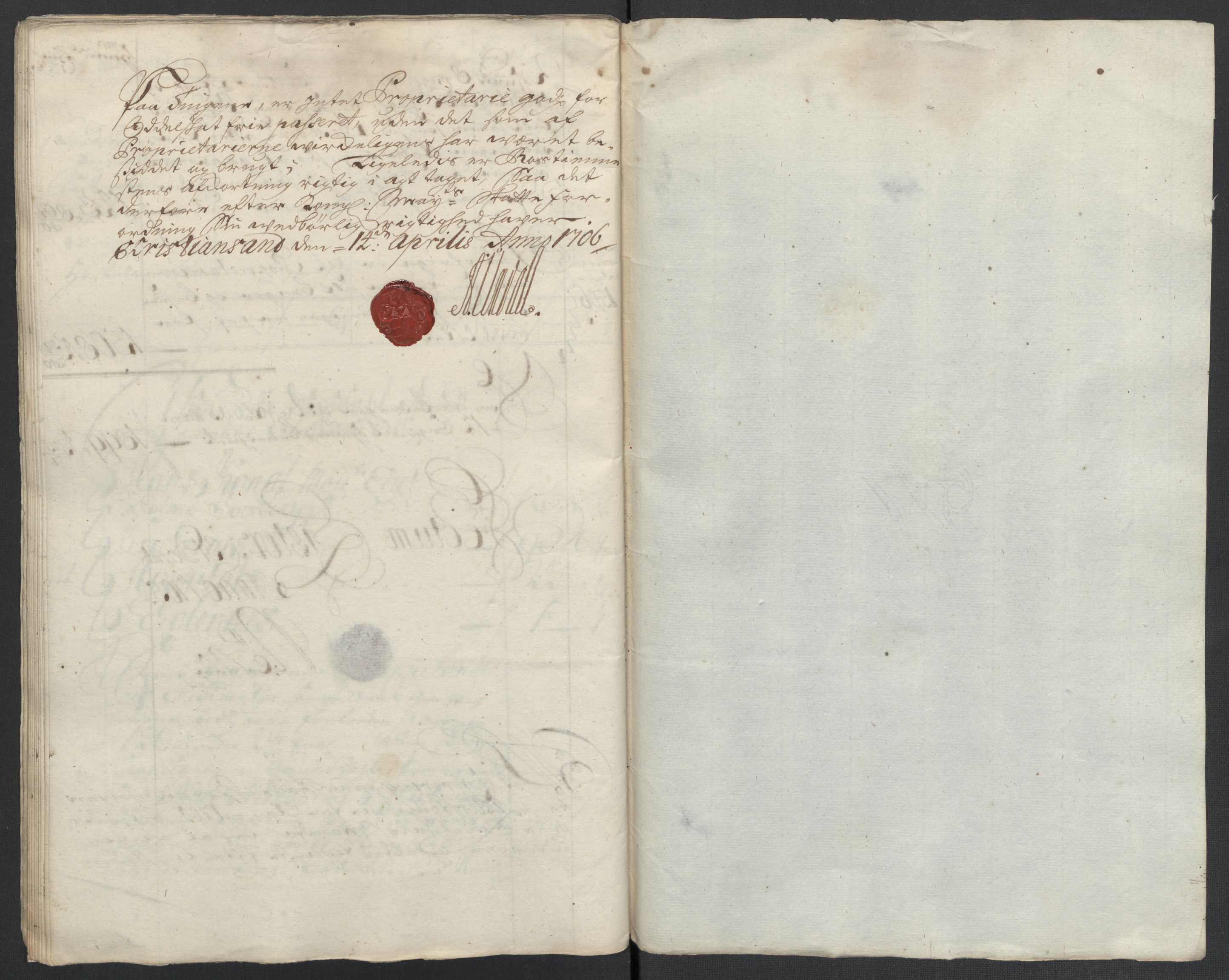 Rentekammeret inntil 1814, Reviderte regnskaper, Fogderegnskap, RA/EA-4092/R43/L2551: Fogderegnskap Lista og Mandal, 1705-1709, p. 104