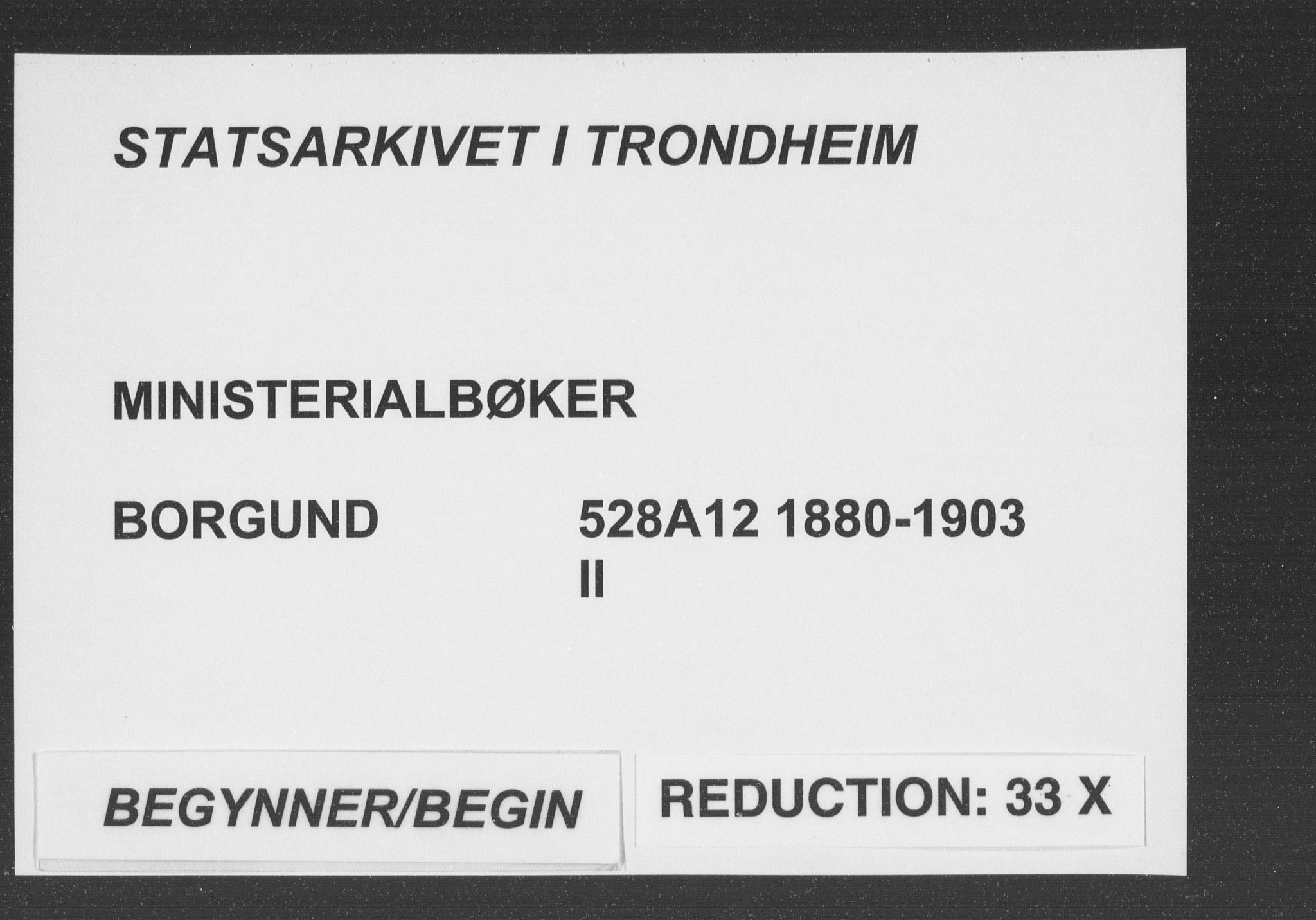 Ministerialprotokoller, klokkerbøker og fødselsregistre - Møre og Romsdal, SAT/A-1454/528/L0402: Parish register (official) no. 528A12II, 1880-1903
