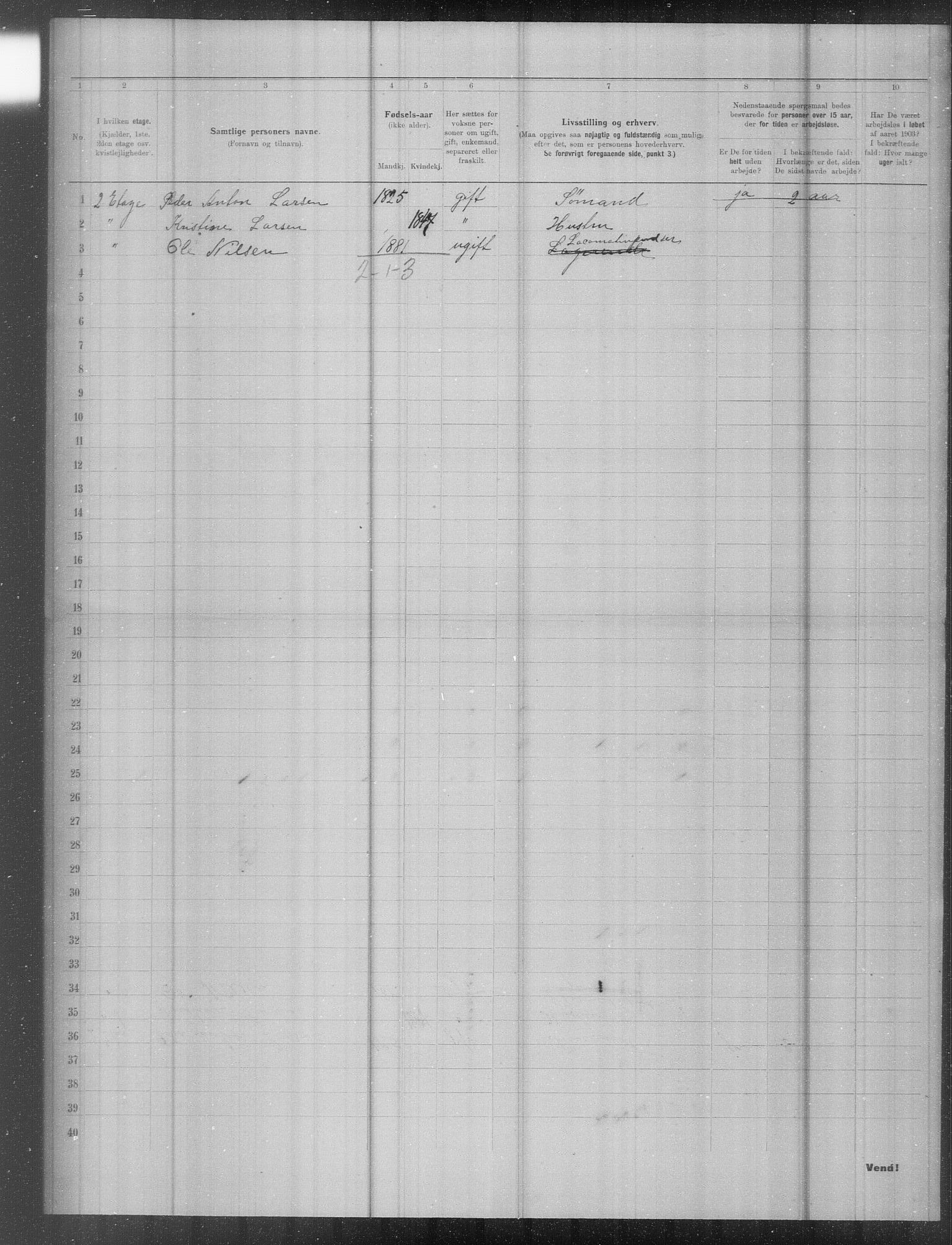 OBA, Municipal Census 1903 for Kristiania, 1903, p. 24934